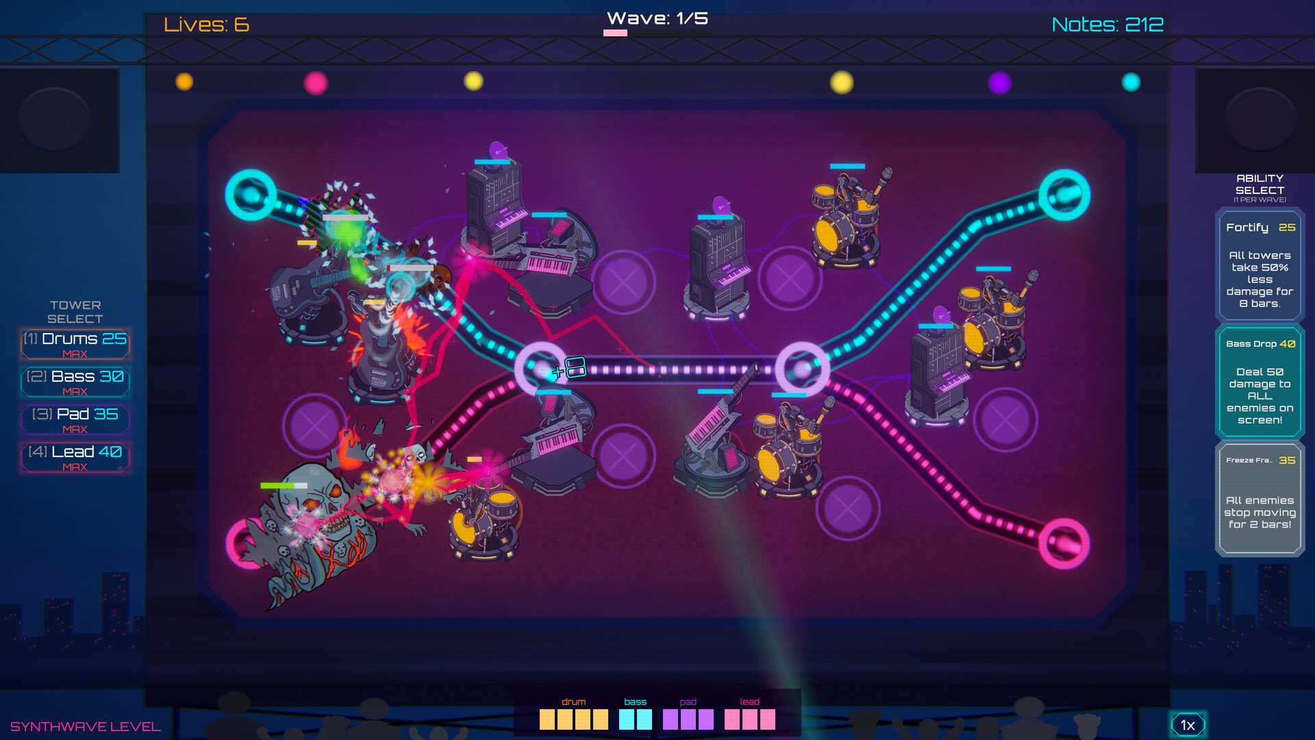 Groove Defense screenshot 2