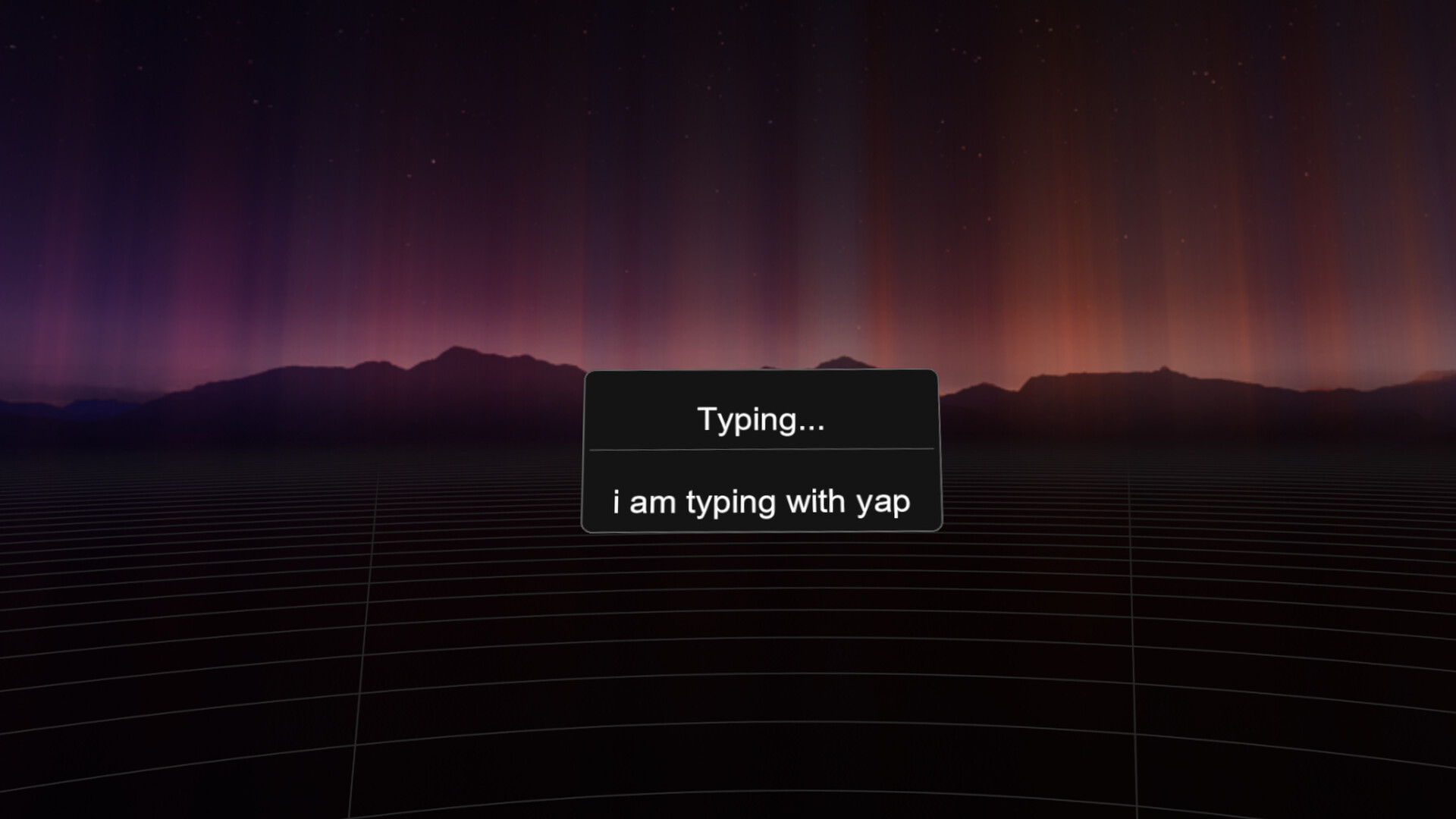 Yap: The VR Dictation Keyboard screenshot 1
