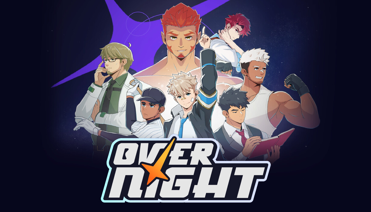 Overnight - Academy BL Romance Visual Novel screenshot 1