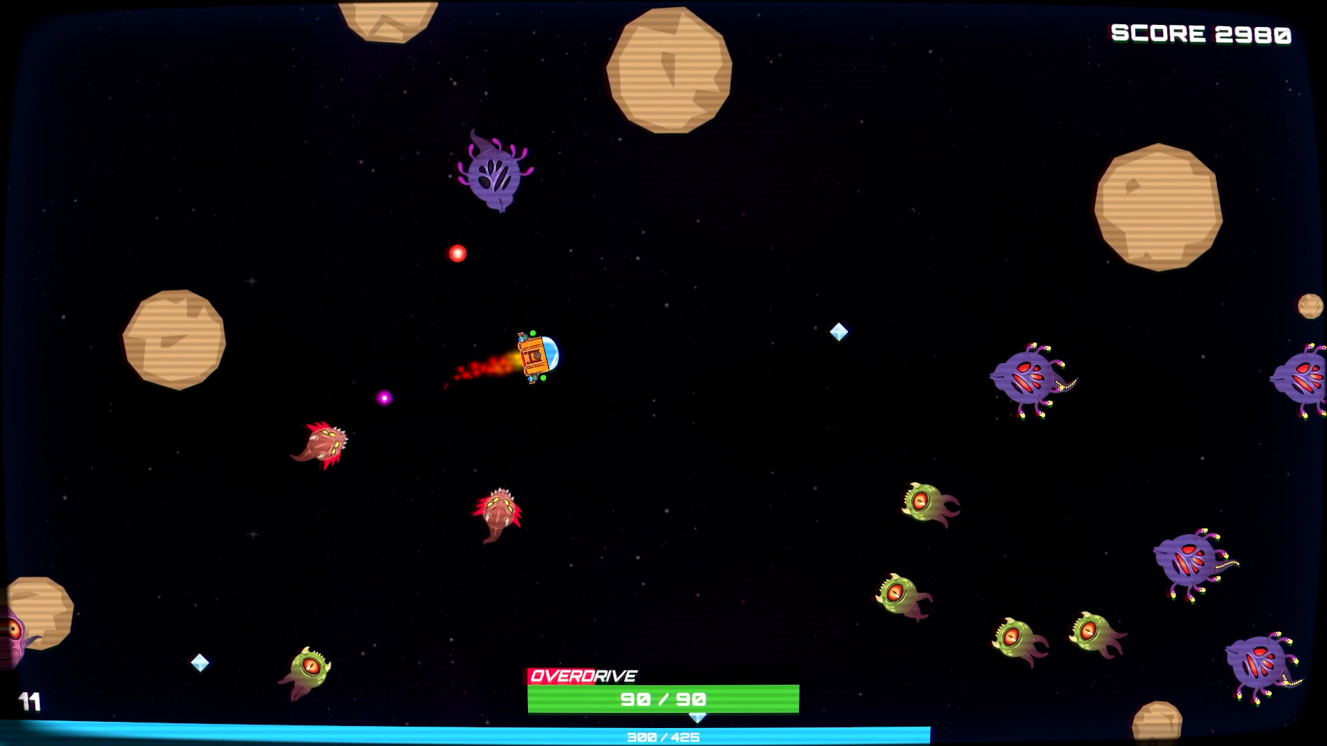 Cosmic Flesh: Overdrive screenshot 1