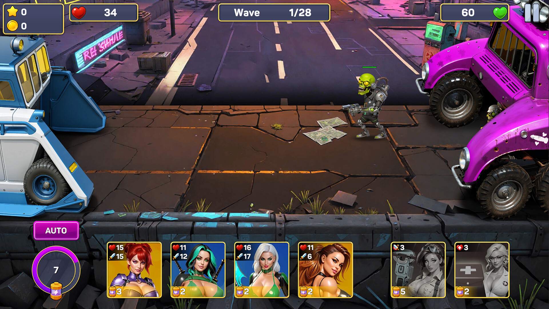 Amazons vs Zombies π screenshot 8