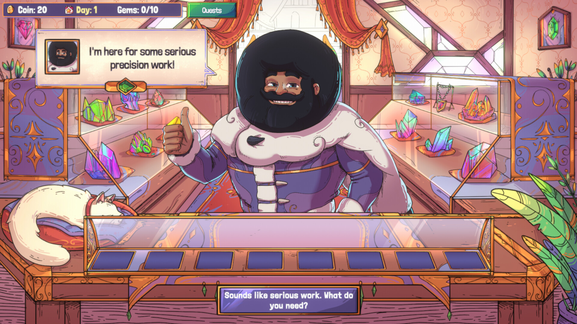 Gemmy Gems: A Cozy Shop Sim screenshot 8