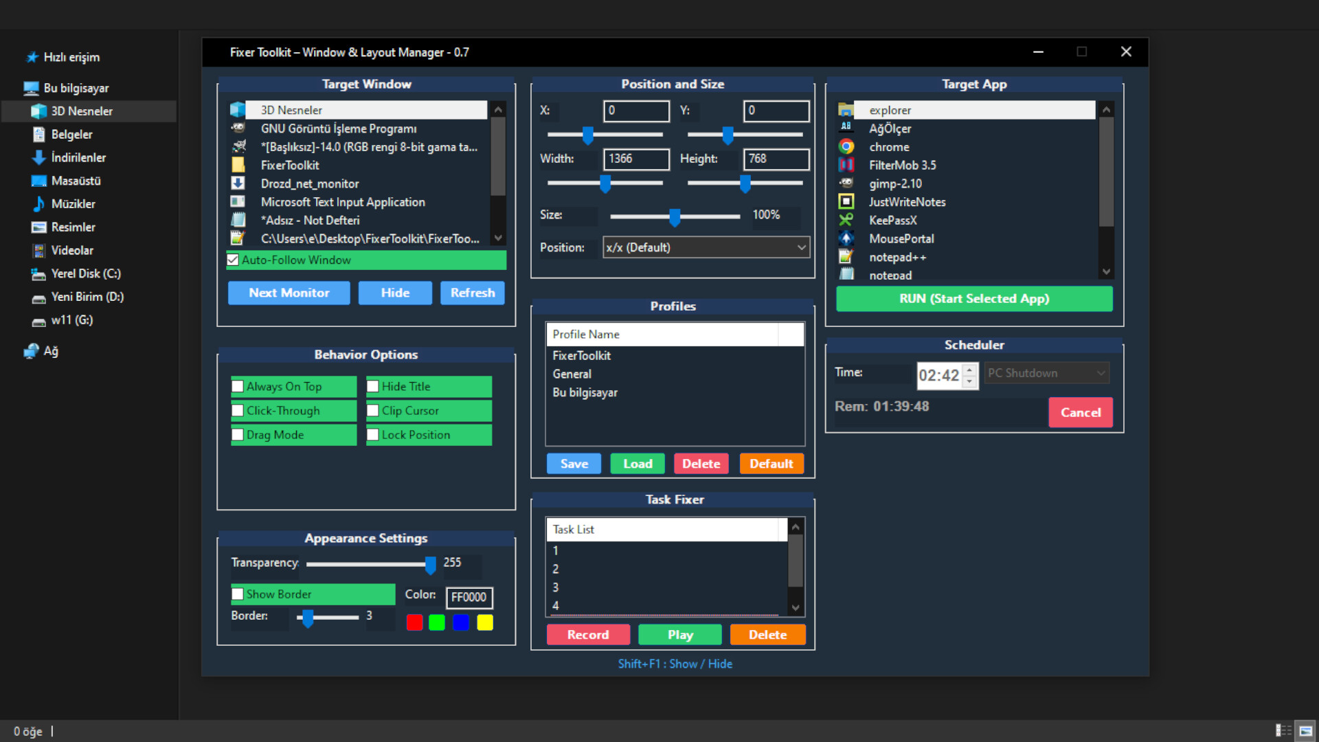 Fixer Toolkit – Window & Layout Manager screenshot 5