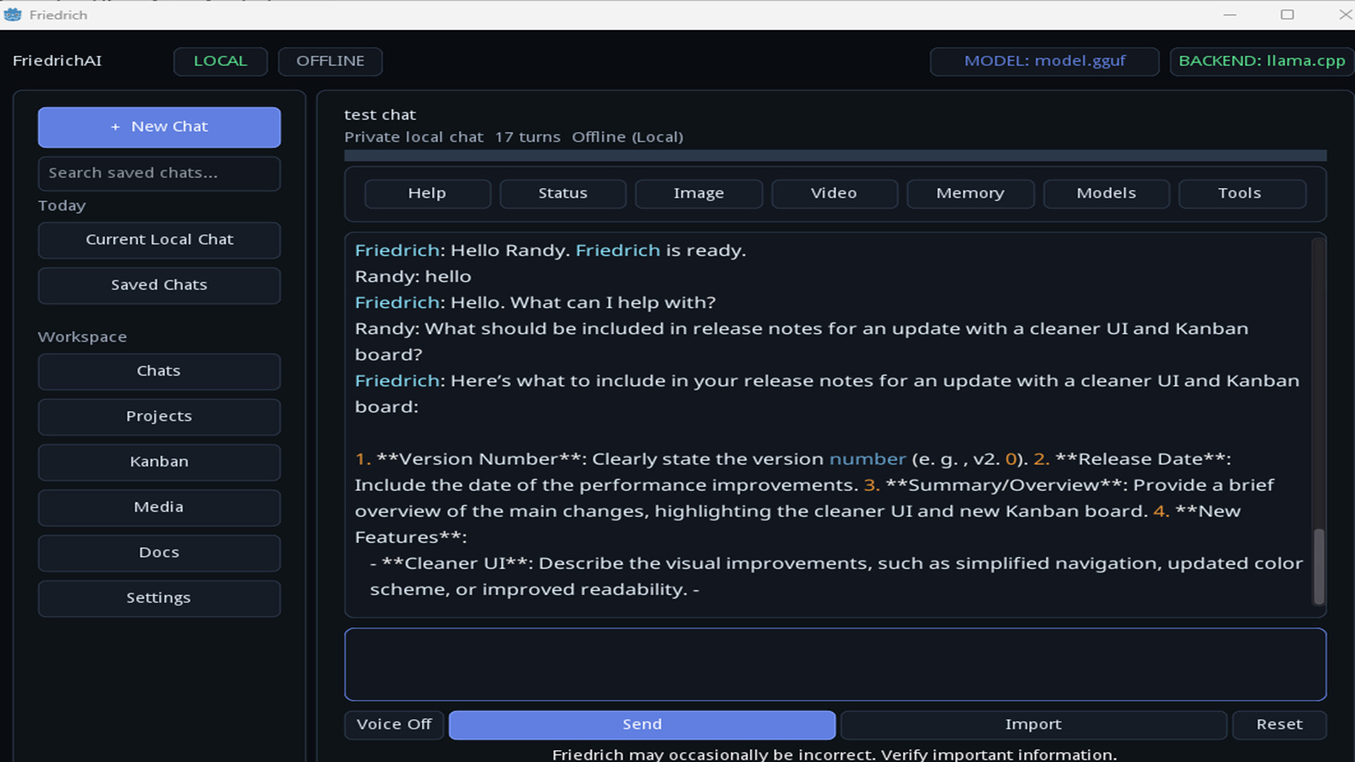 FriedrichAI: Offline AI screenshot 3