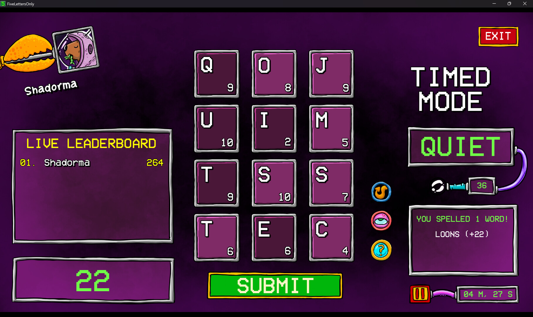 Five Letters Only screenshot 3