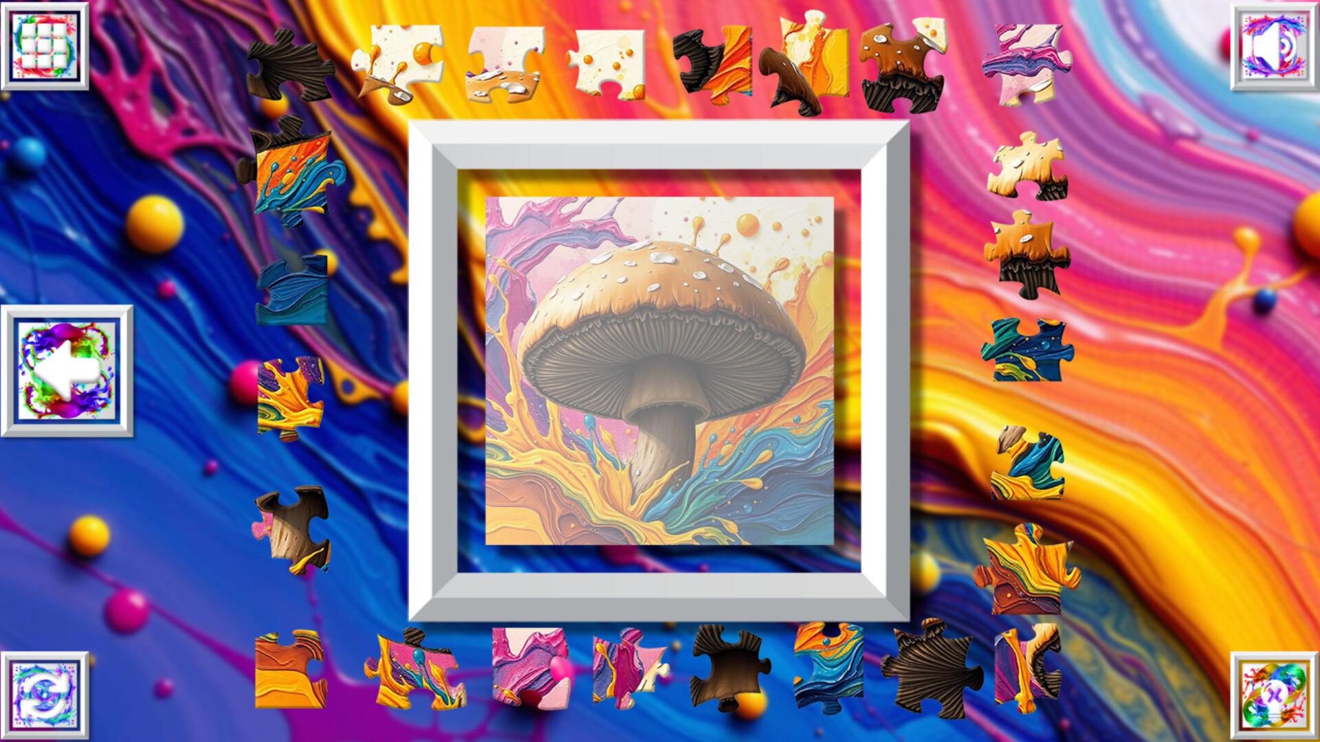Color Splash: Mushrooms screenshot 3