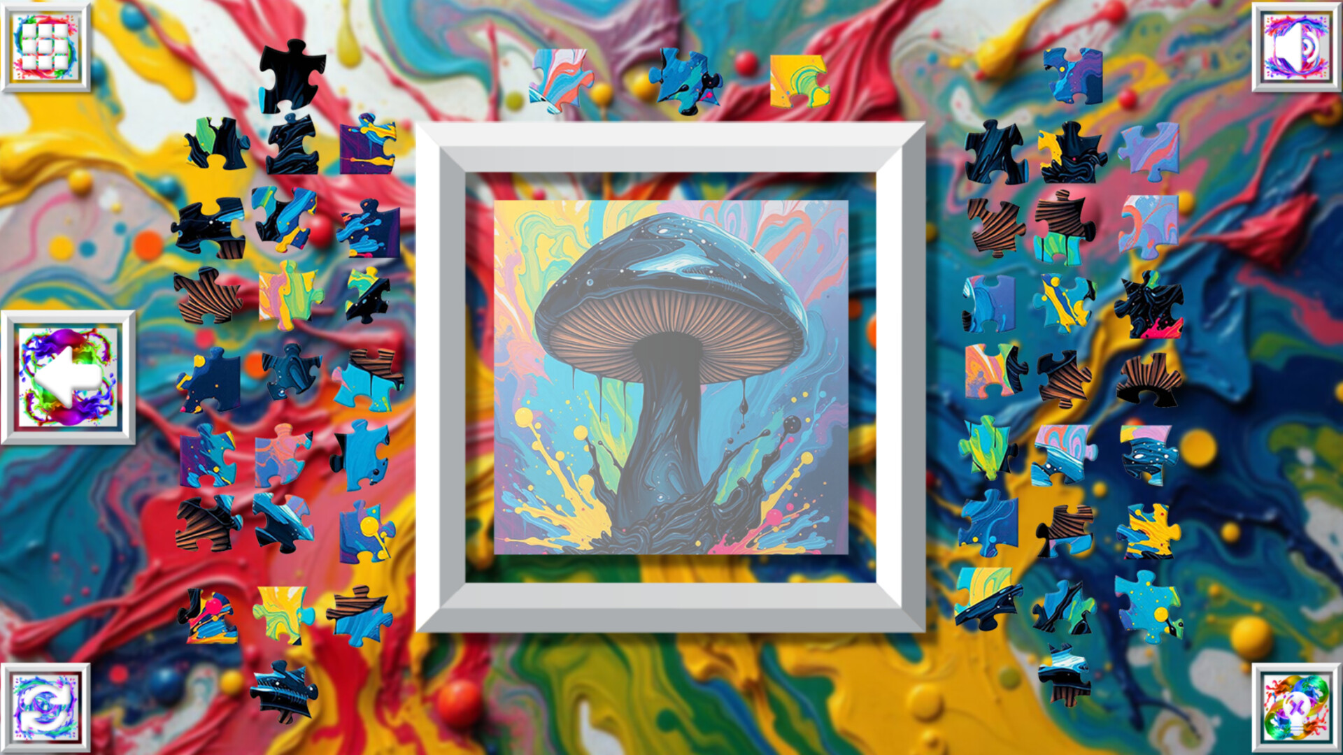 Color Splash: Mushrooms screenshot 5