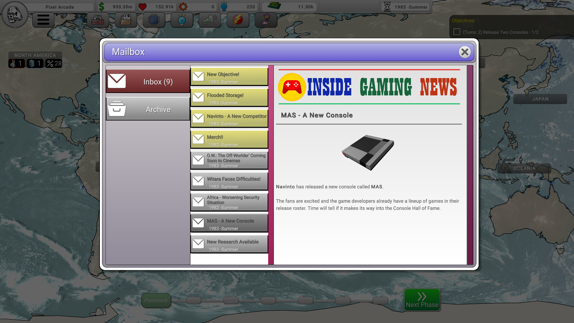 Console War Giant : A Turn-Based Tycoon screenshot 8