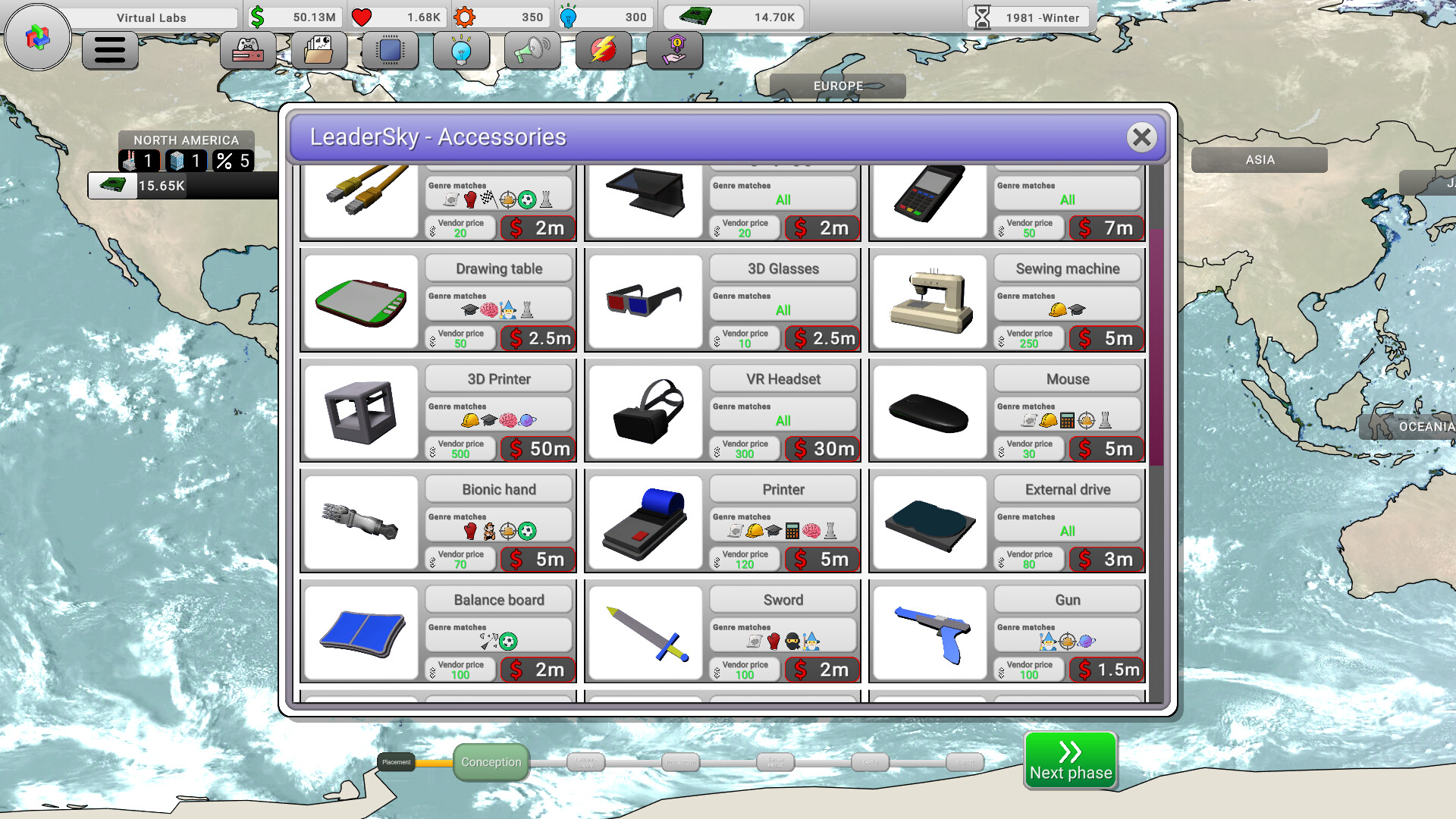 Console War Giant : A Turn-Based Tycoon screenshot 5