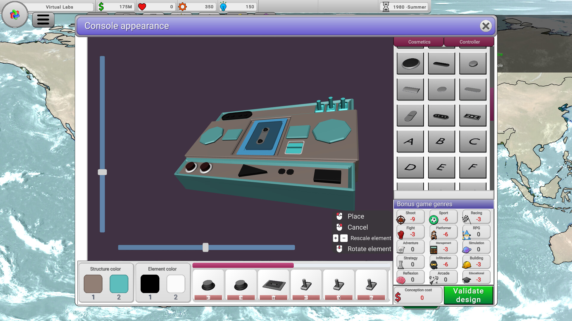 Console War Giant : A Turn-Based Tycoon screenshot 1
