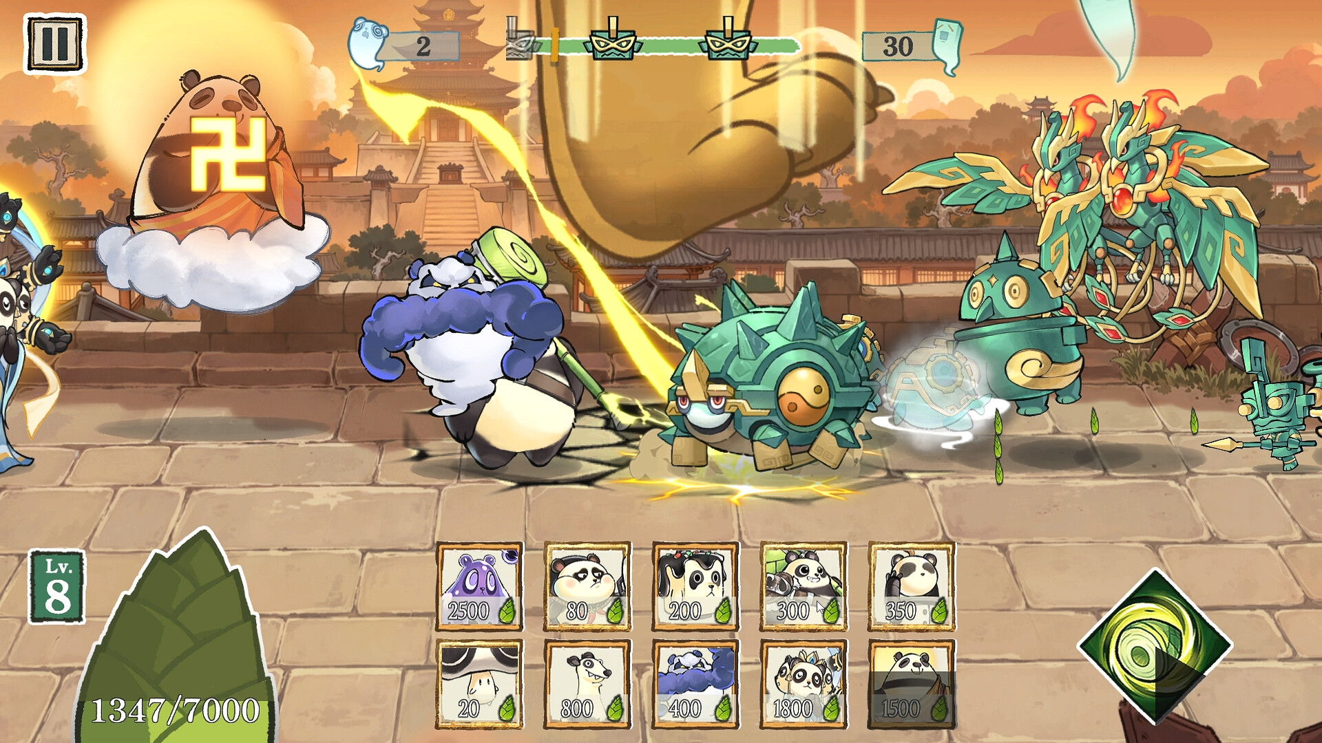 Panda Defense: Bronze Rush screenshot 7