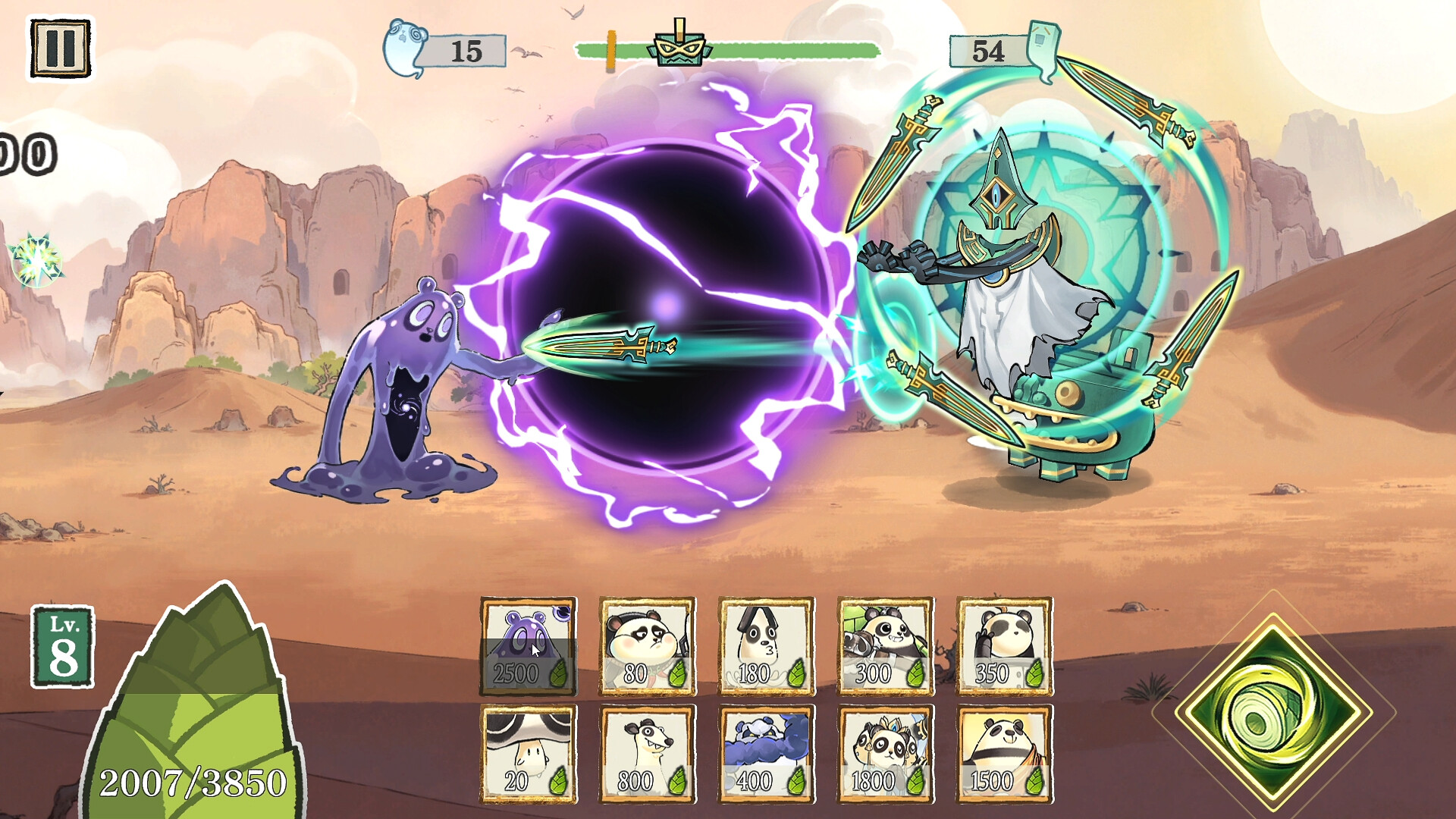 Panda Defense: Bronze Rush screenshot 2