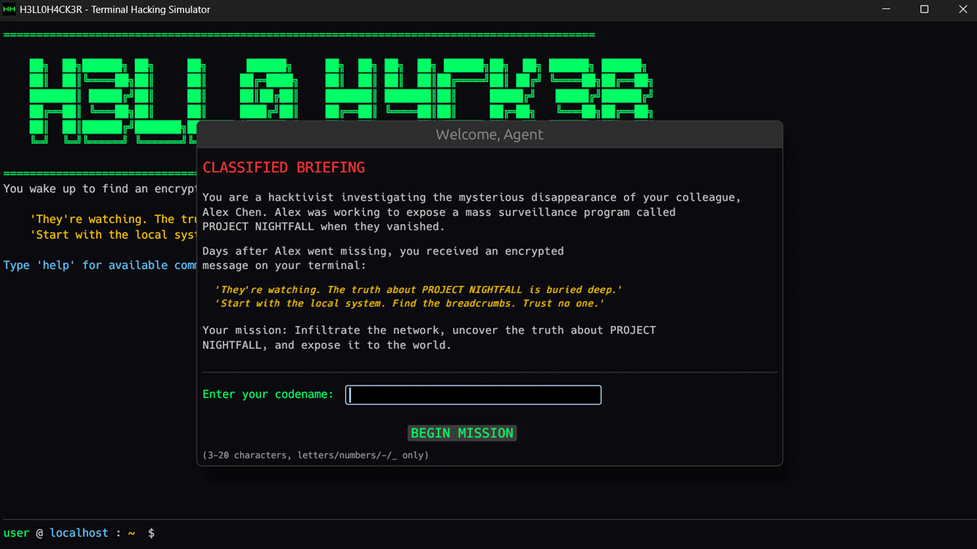 HELLO HACKER screenshot 2