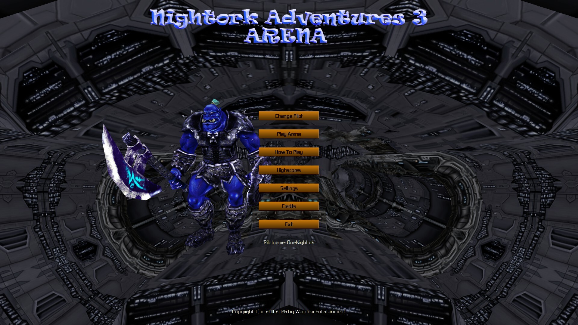 Nightork Adventures 3 - Arena screenshot 1