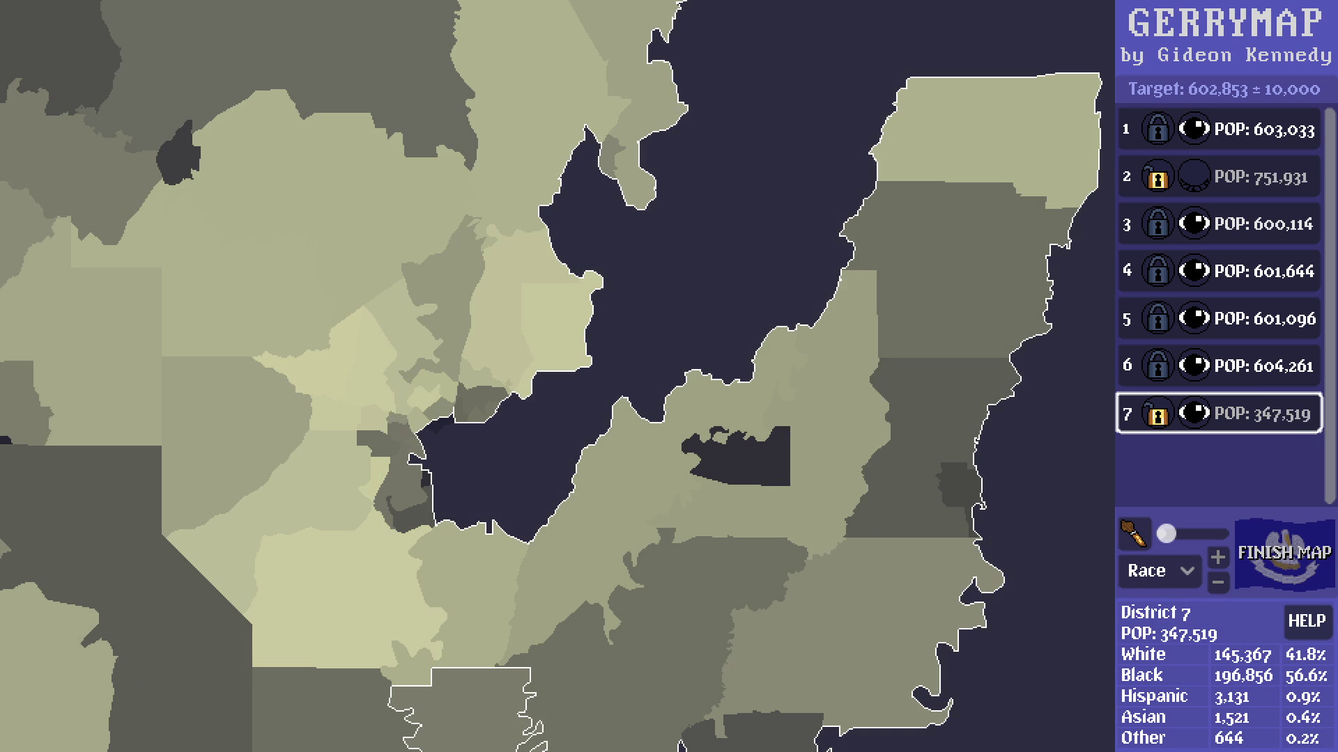 Gerrymap screenshot 6