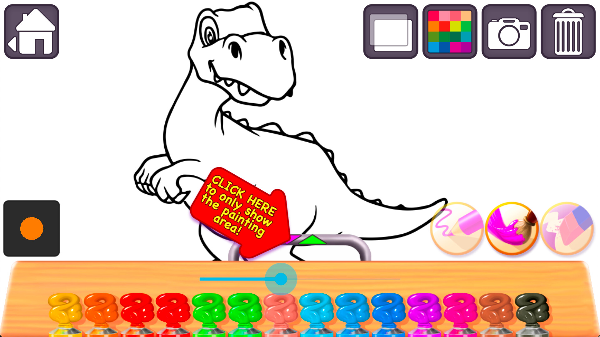 Animal Coloring Books for Kids & Toddlers - Dinosaurs screenshot 2