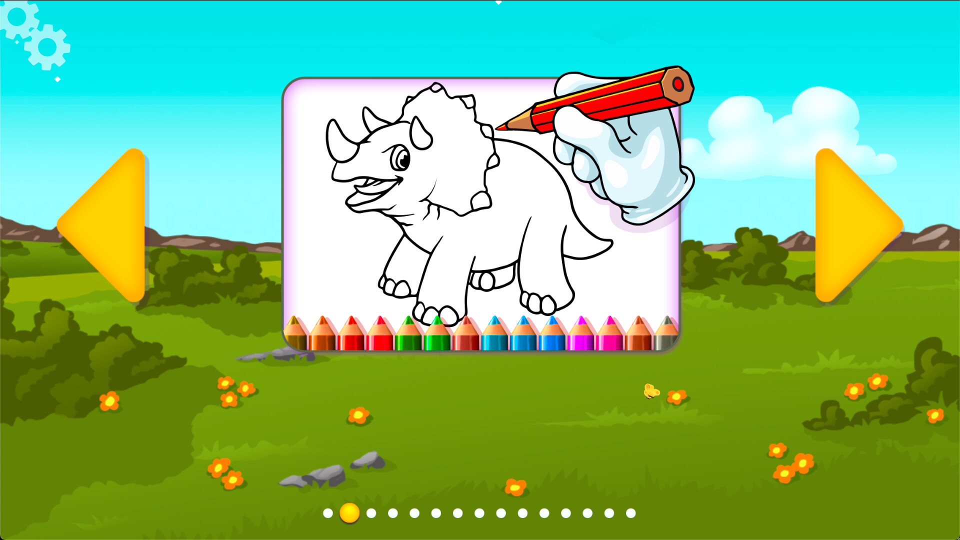 Animal Coloring Books for Kids & Toddlers - Dinosaurs screenshot 1