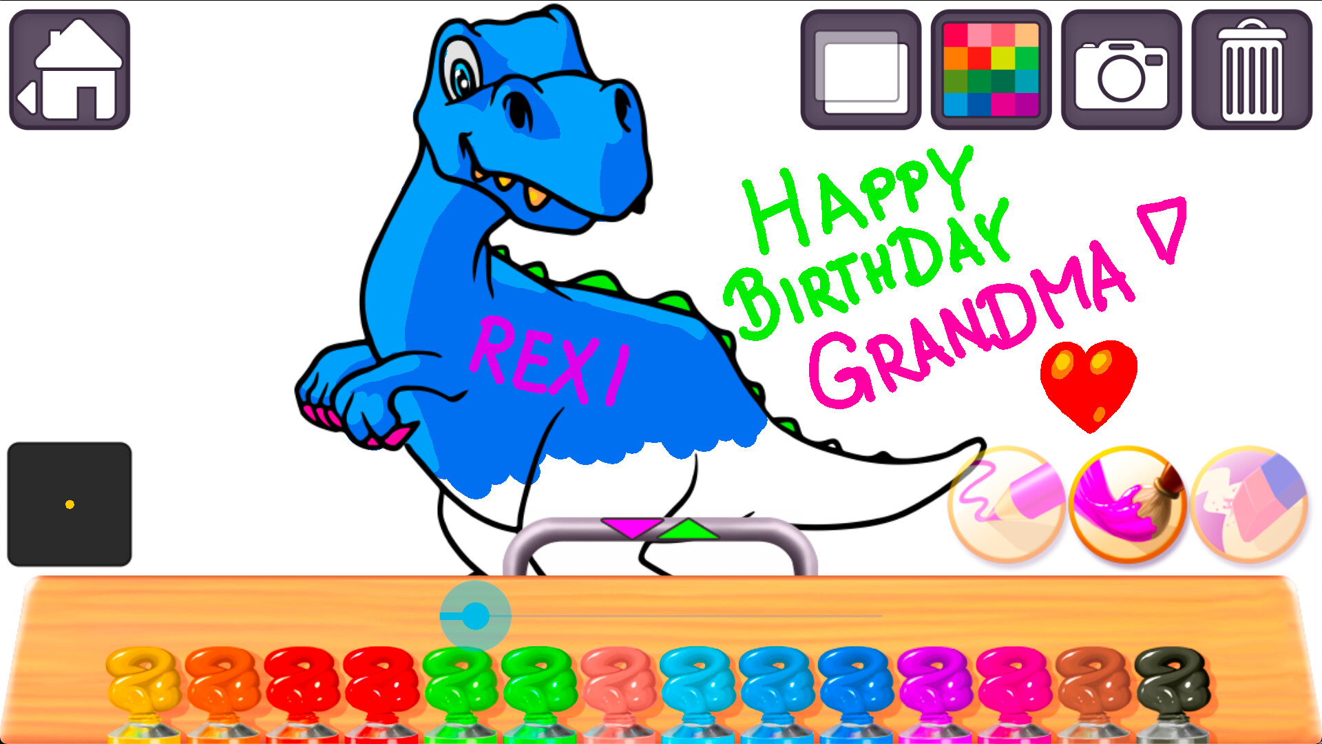 Animal Coloring Books for Kids & Toddlers - Dinosaurs screenshot 3