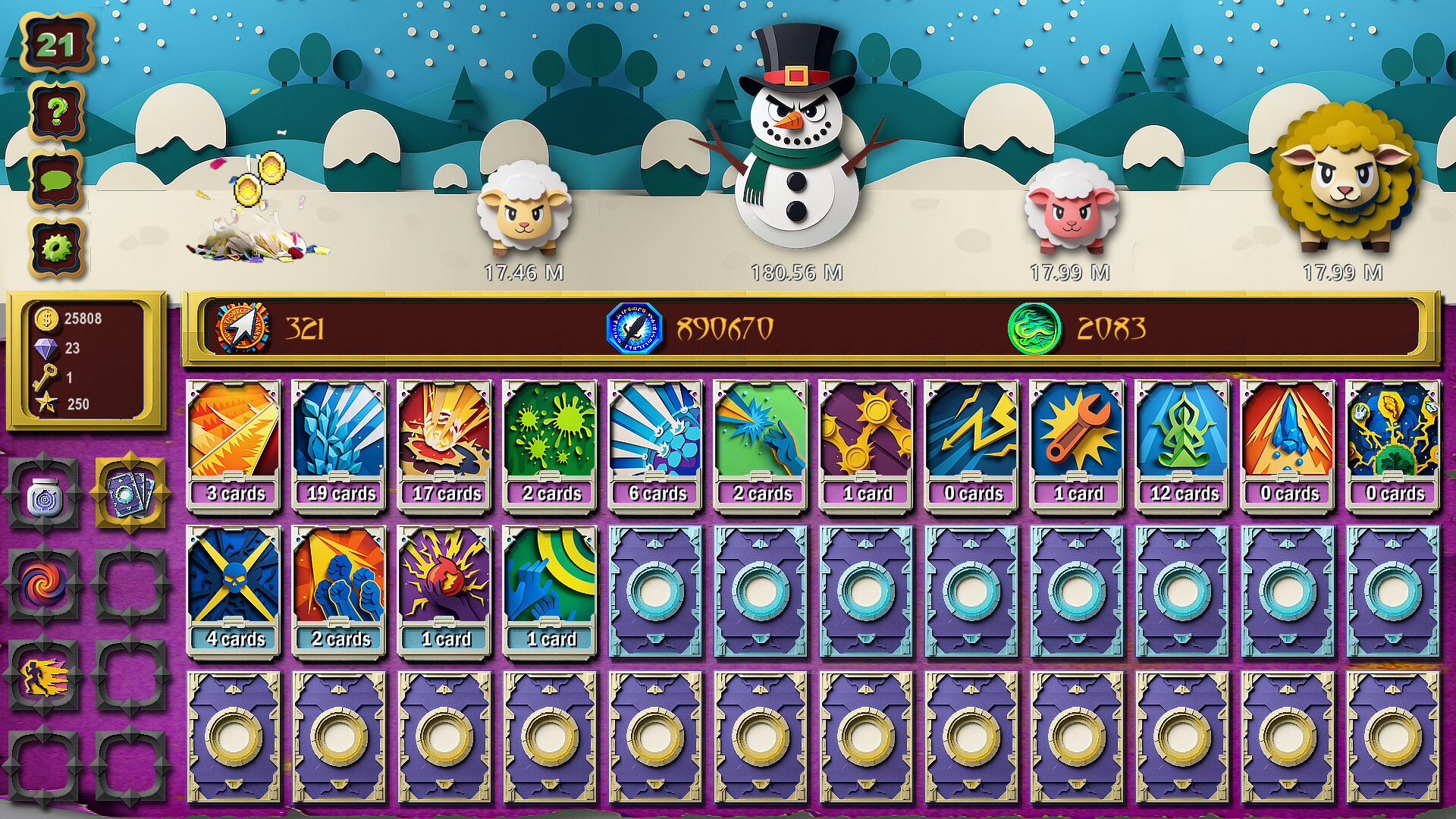 Card Storm Idle HD screenshot 7