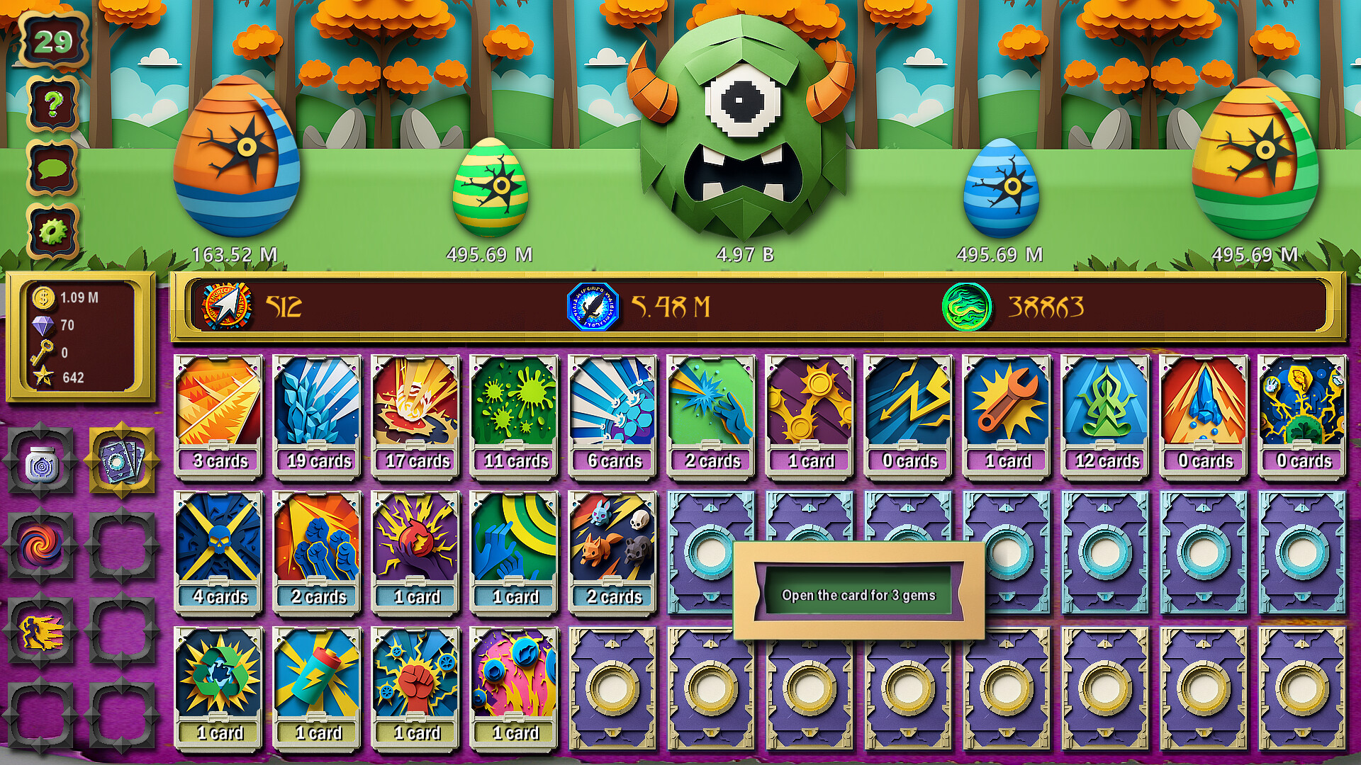 Card Storm Idle HD screenshot 9
