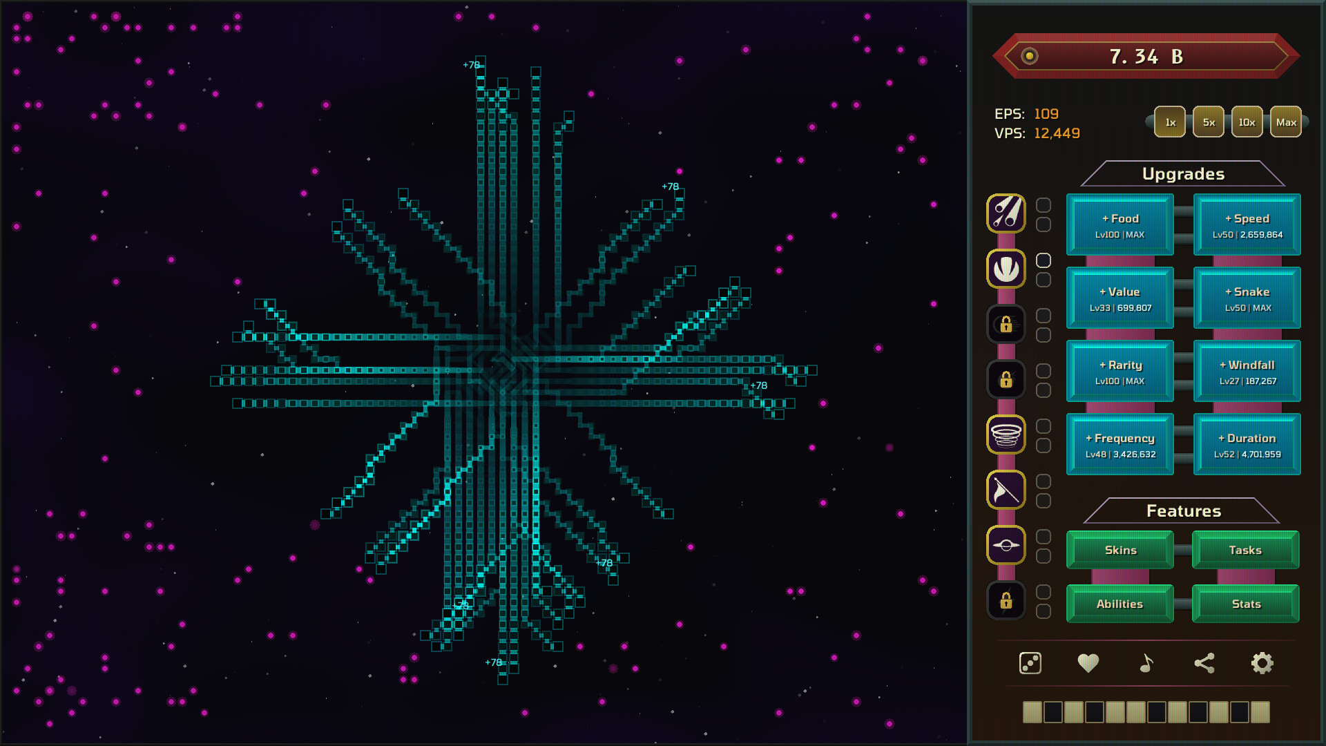Auto Snakes in Outer Space screenshot 2