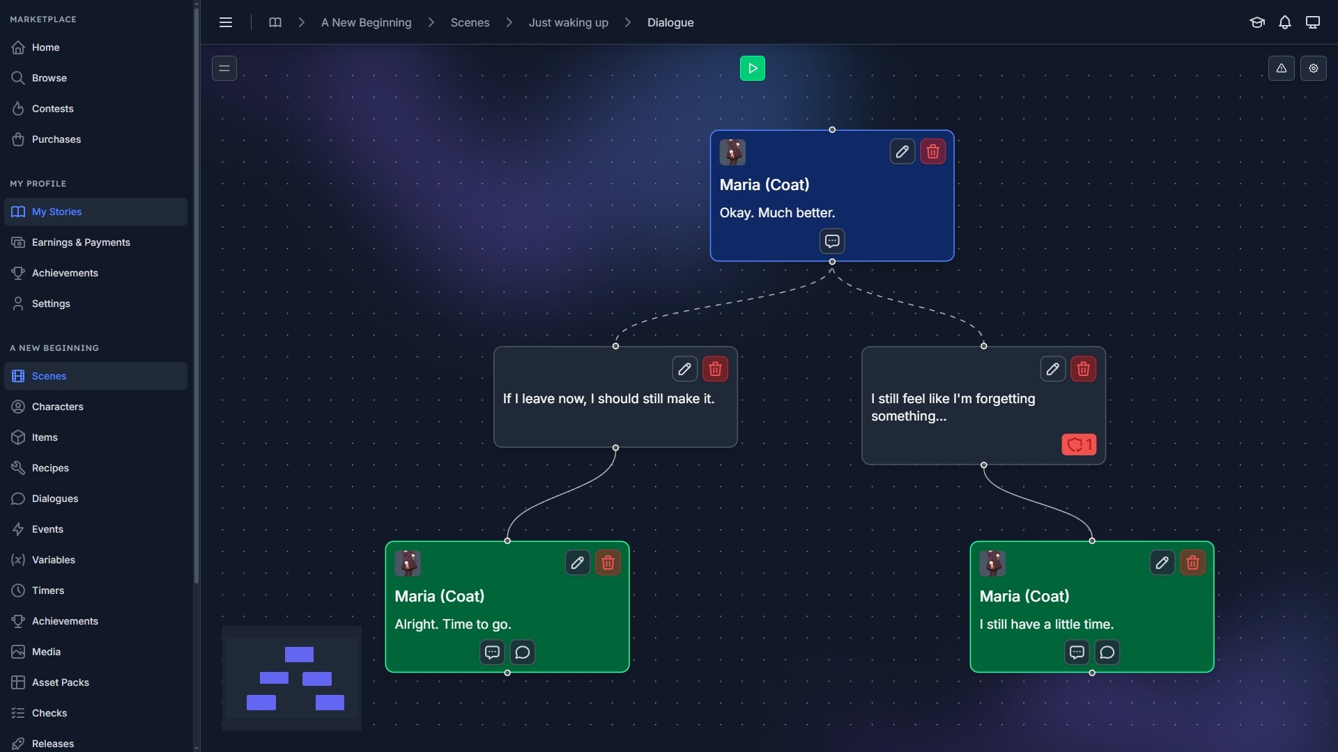 Talescape: Write. Branch. Play. screenshot 8