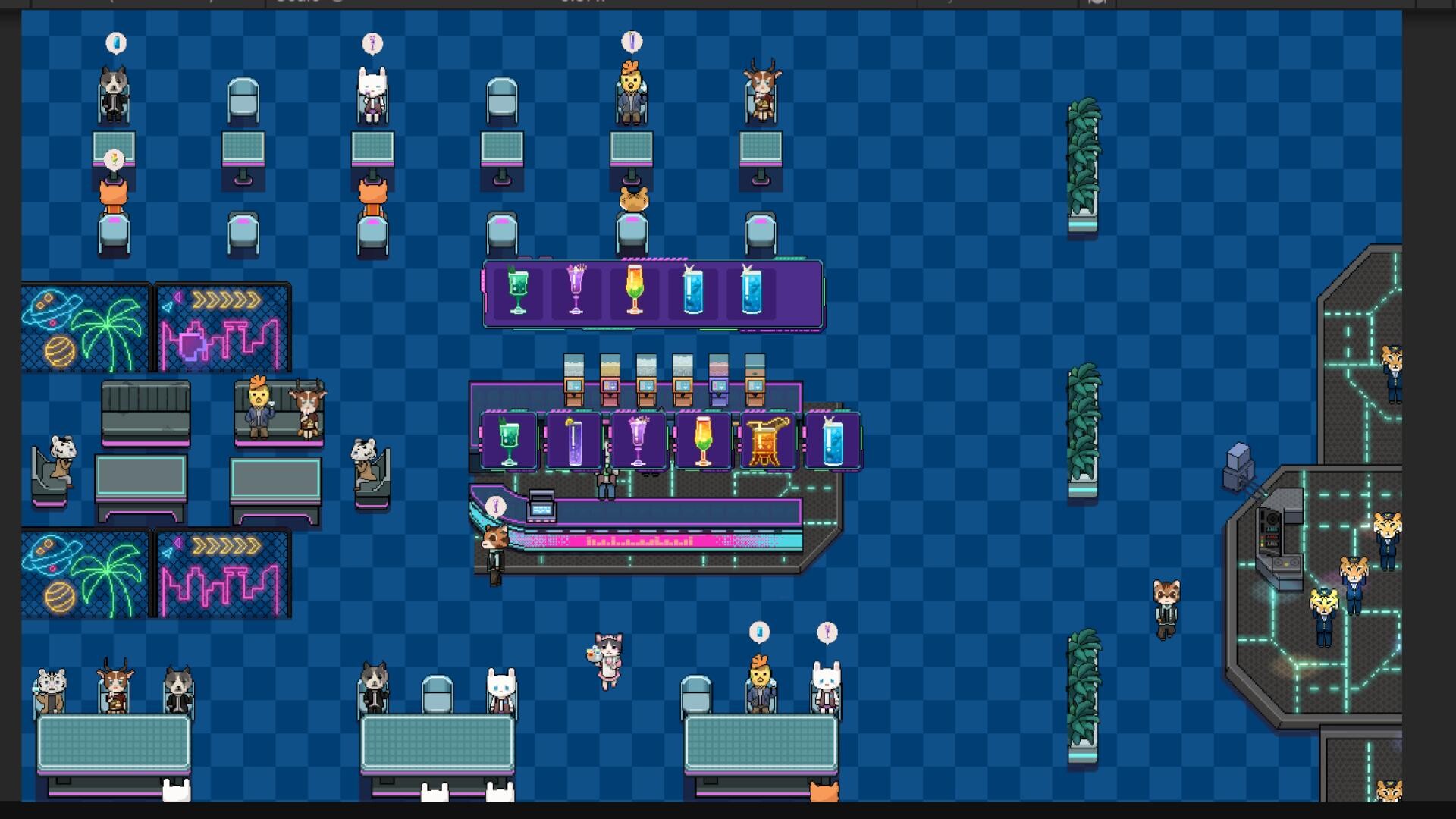 动物霓虹街：酒吧 screenshot 7