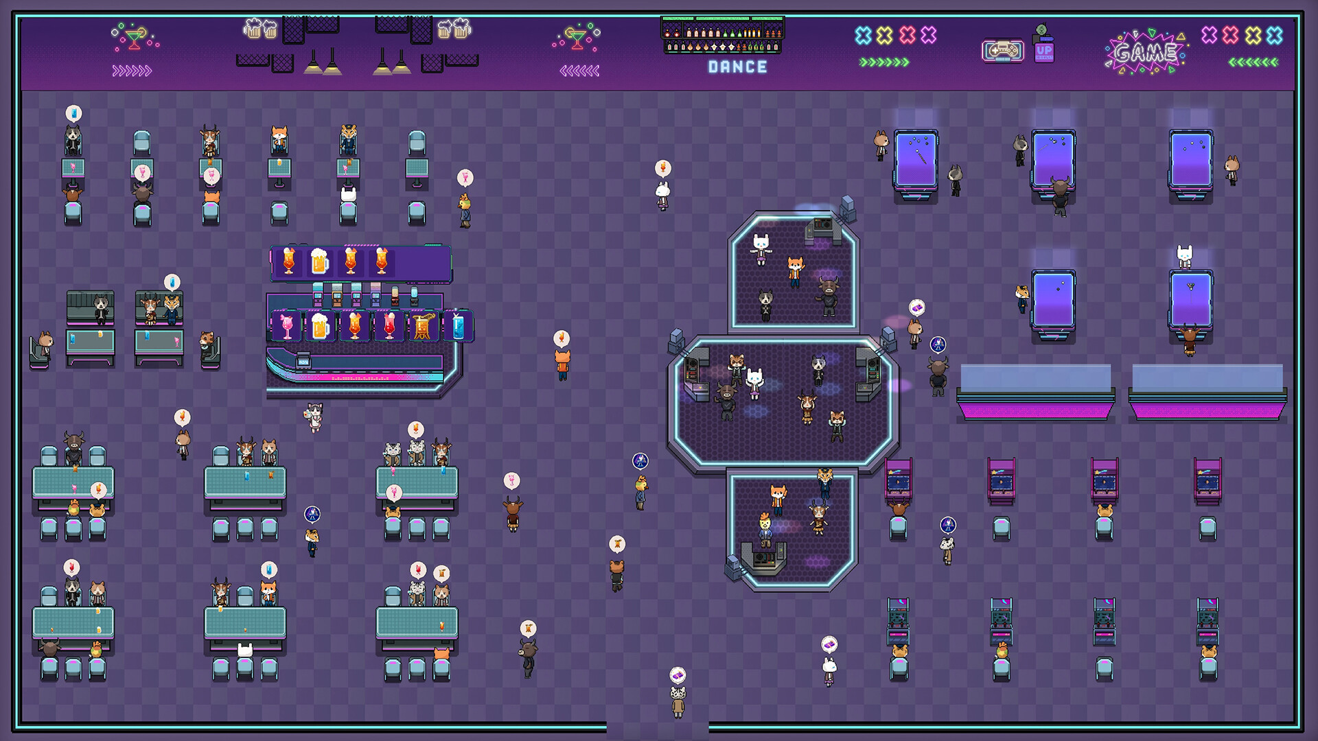 动物霓虹街:酒吧 screenshot 10