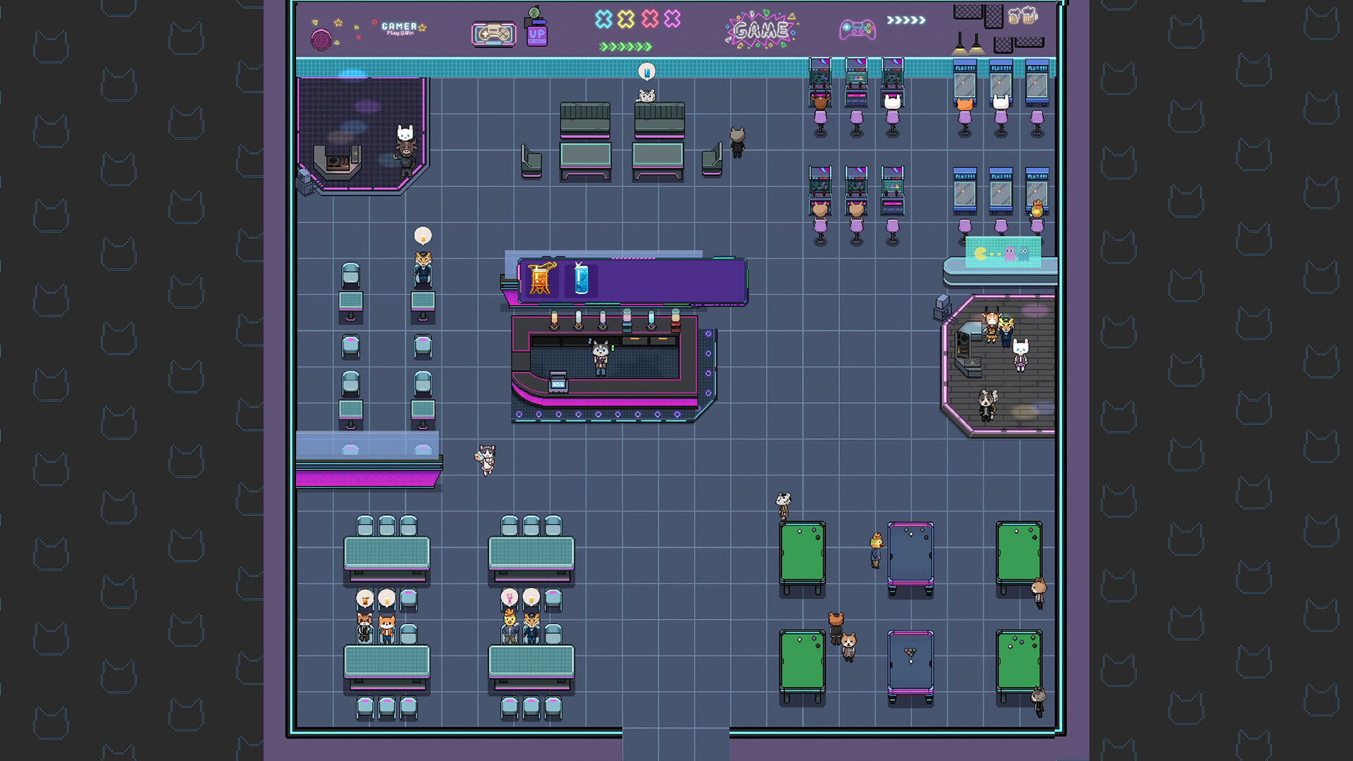动物霓虹街：酒吧 screenshot 6