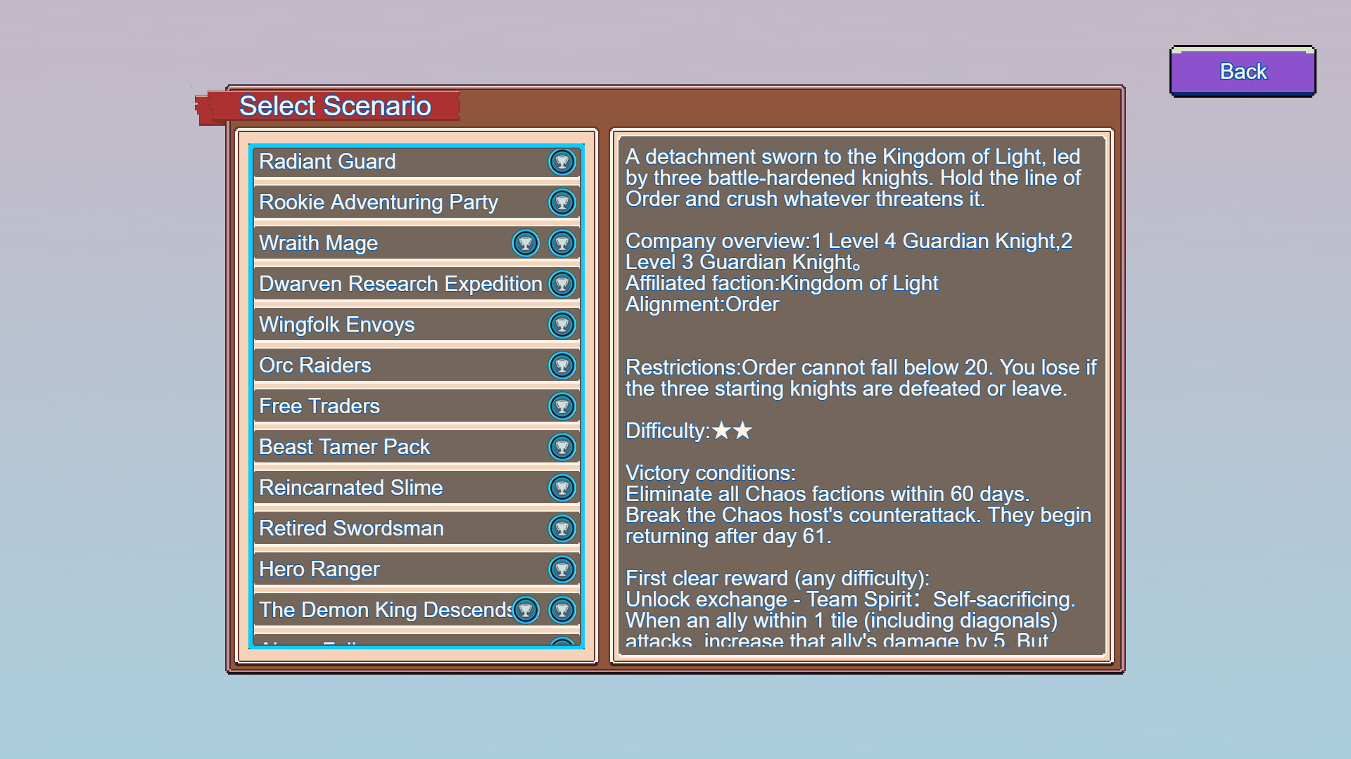 Fantasy Wars: Endless Heroes screenshot 1