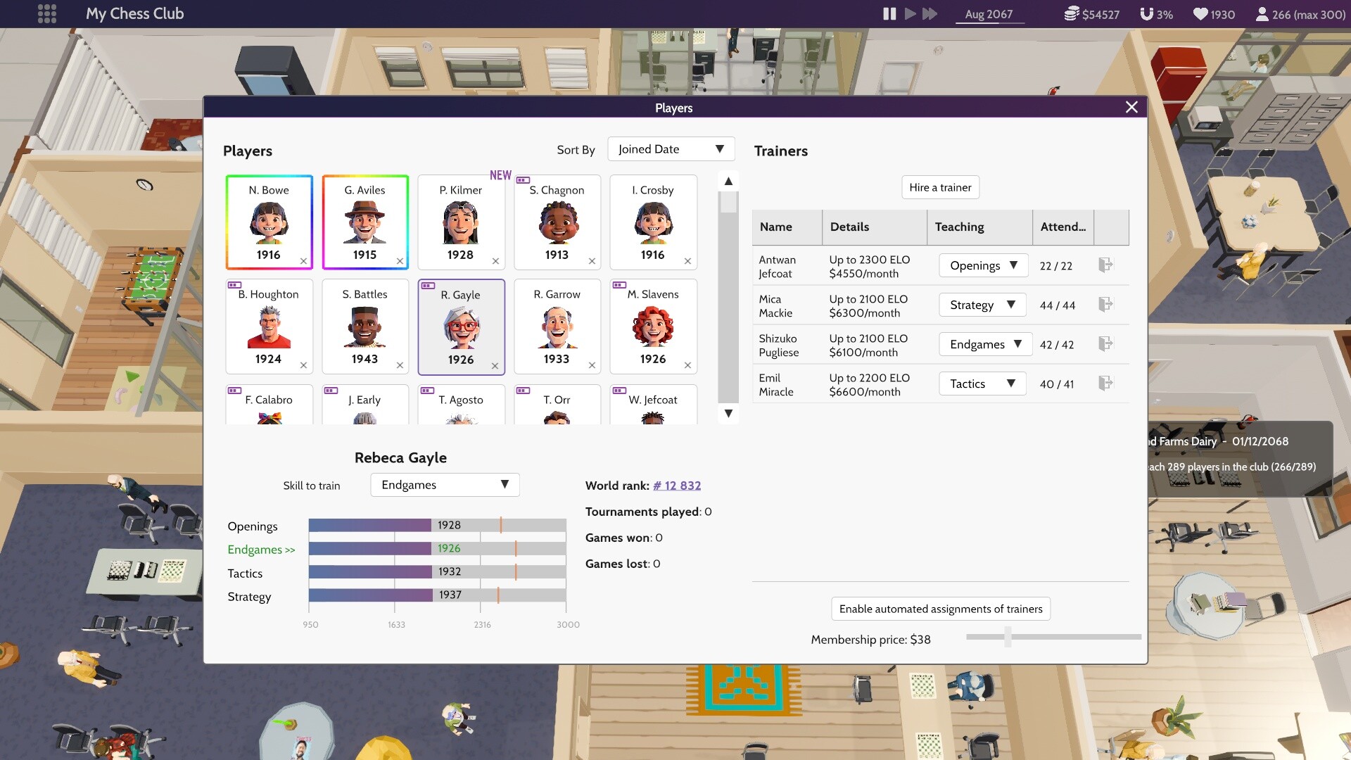 Chess Club Manager screenshot 1