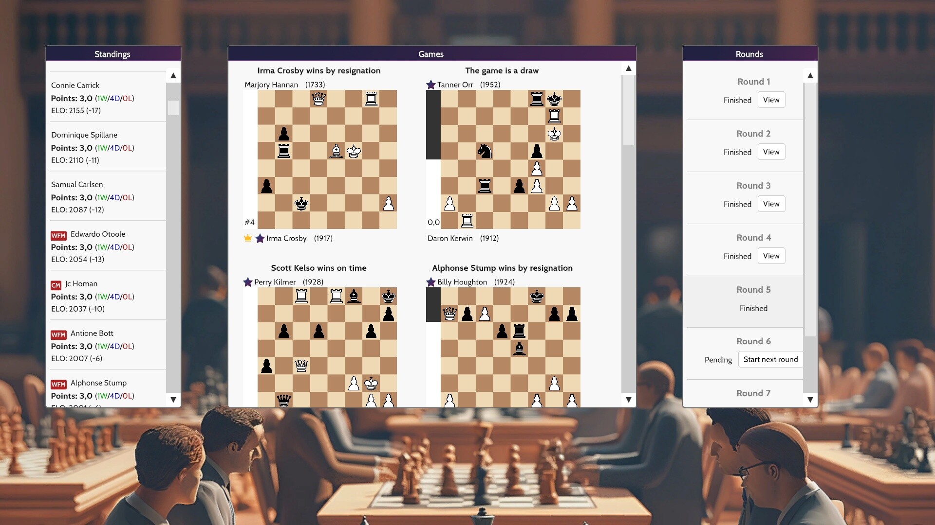 Chess Club Manager screenshot 2