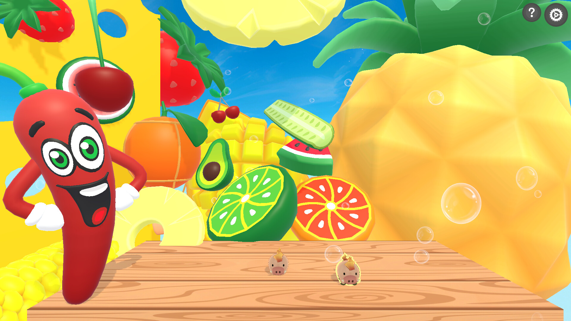 Piggy Food Run screenshot 2