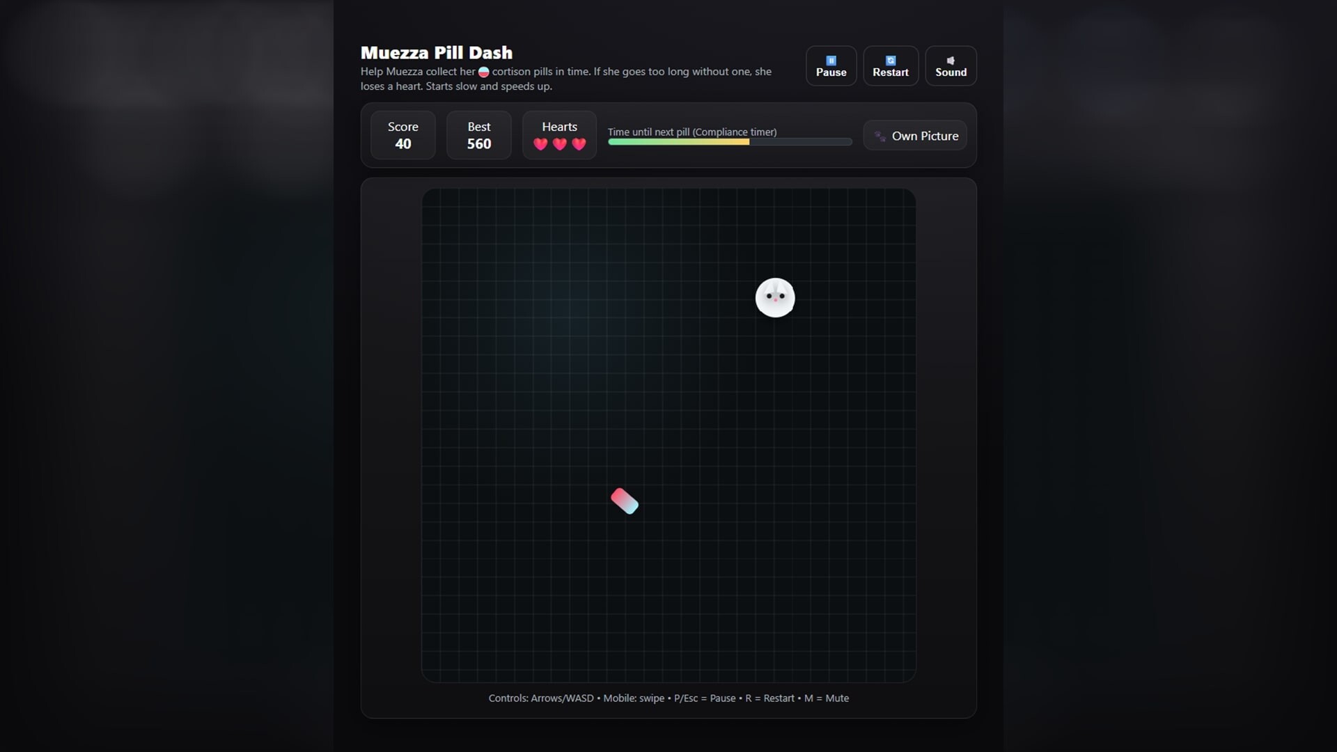 Muezza Pill Dash screenshot 2