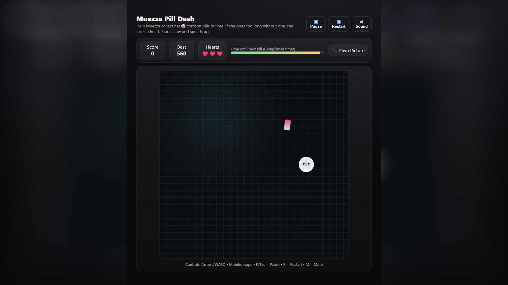 Muezza Pill Dash screenshot 3