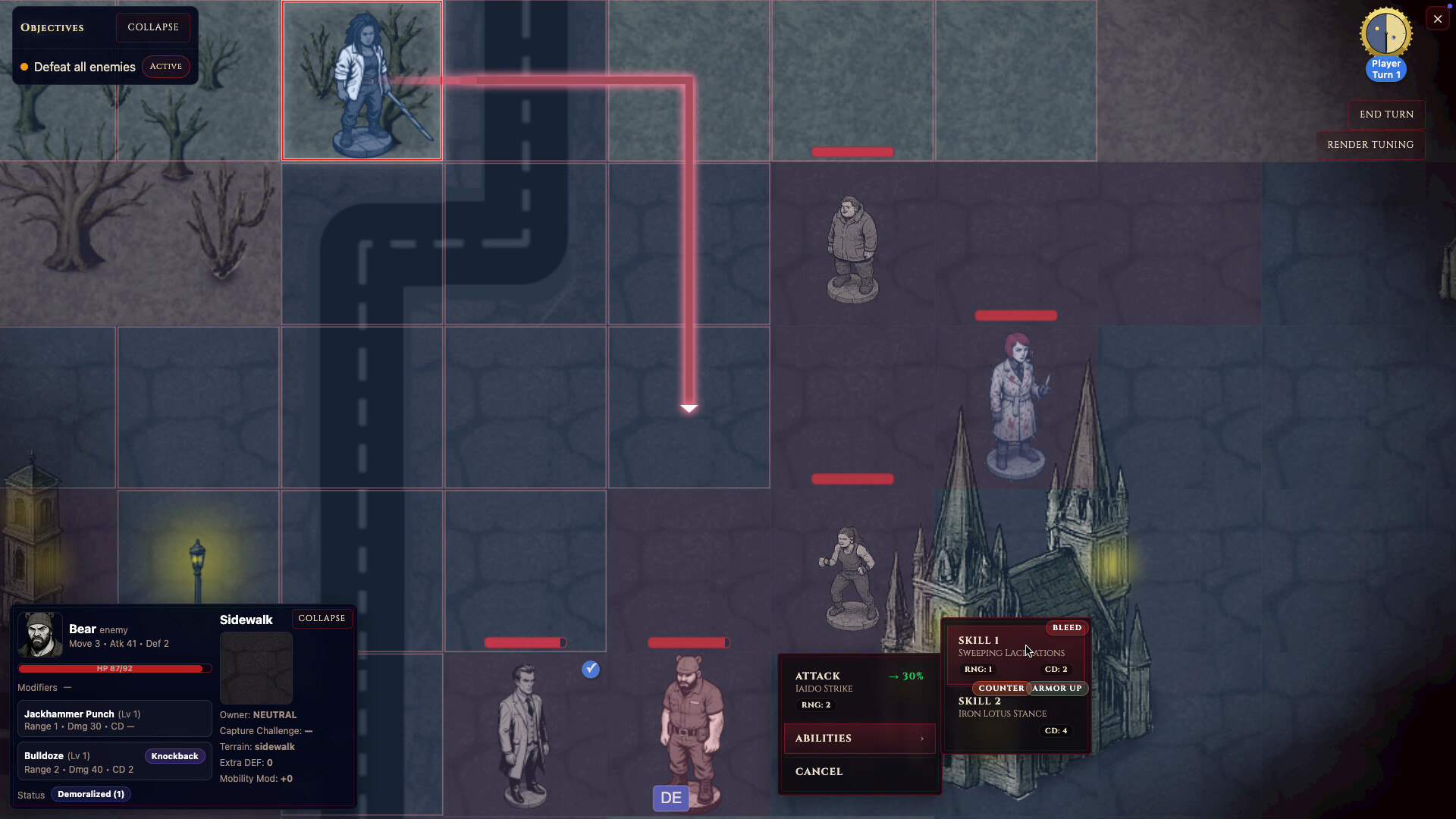 The Darker Night - Tactics screenshot 6