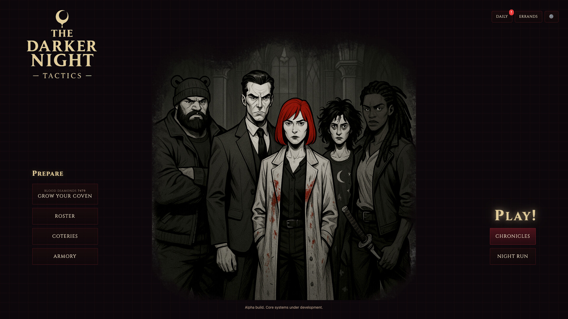The Darker Night - Tactics screenshot 1