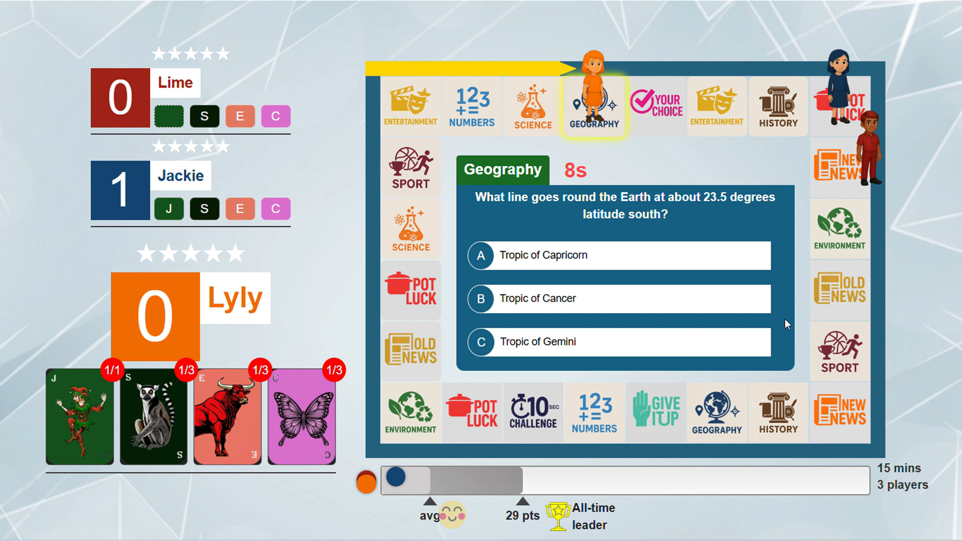 Cyclic Trivia screenshot 1