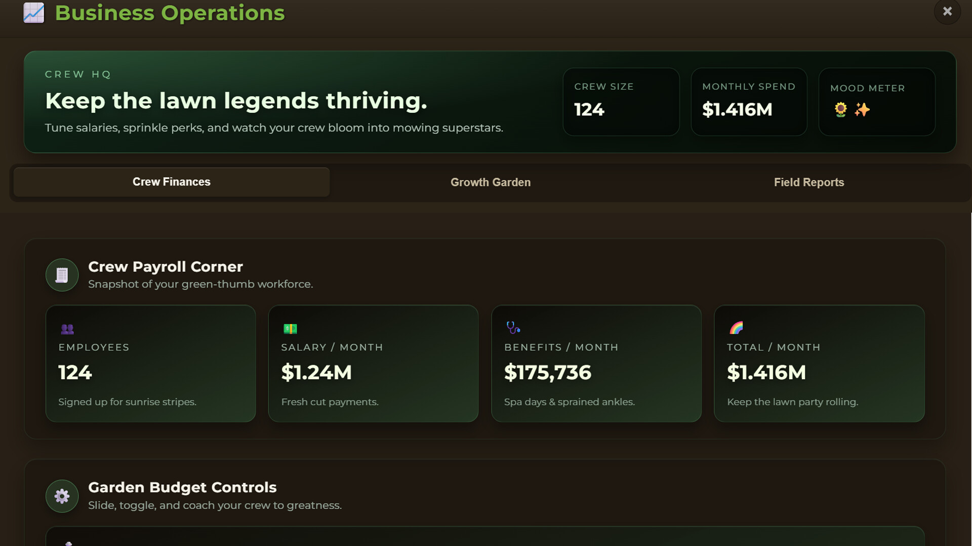 Lawn Care Clicker Deluxe screenshot 2