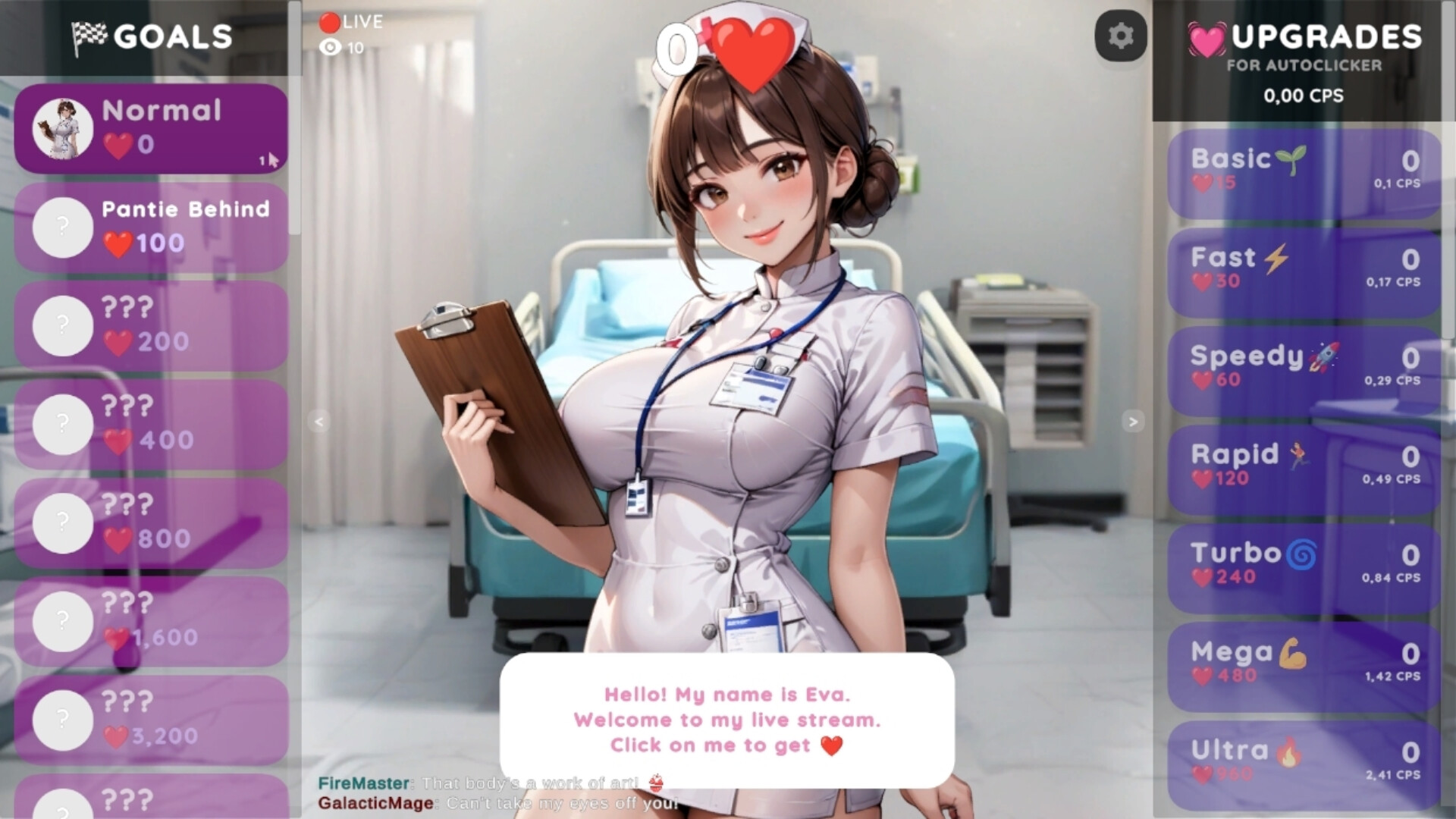 Hentai Clicker: Eva is streaming screenshot 1