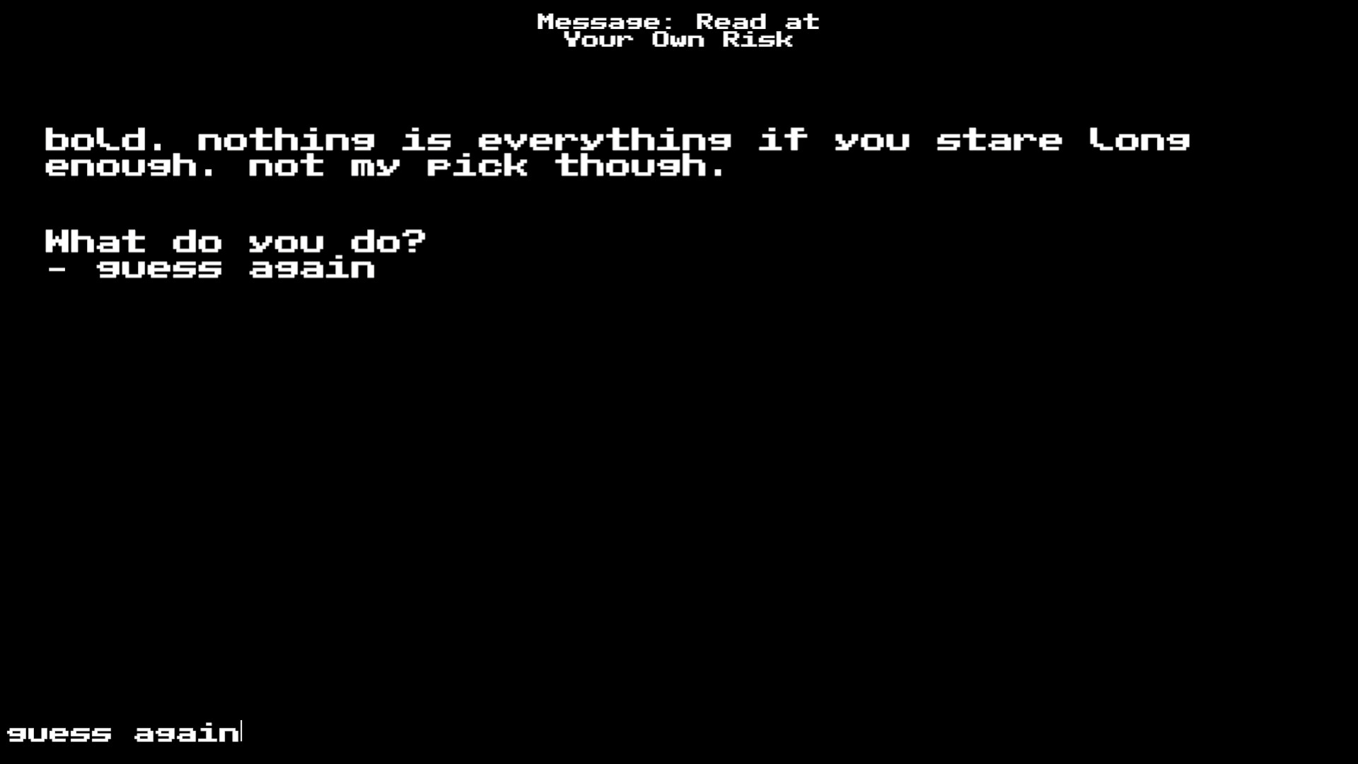 Message: Read at Your Own Risk screenshot 3