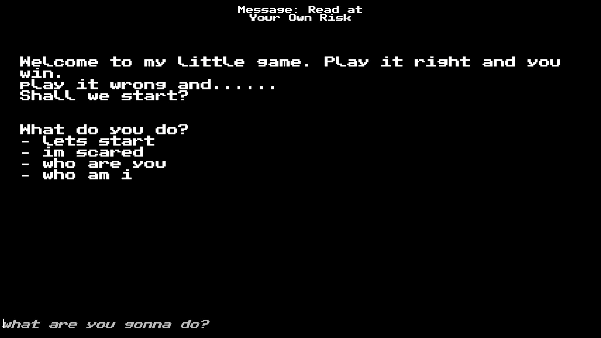 Message: Read at Your Own Risk screenshot 2