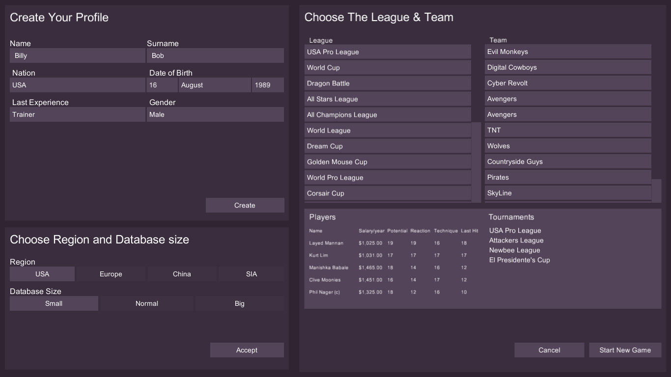 Cyber Team Manager screenshot 1