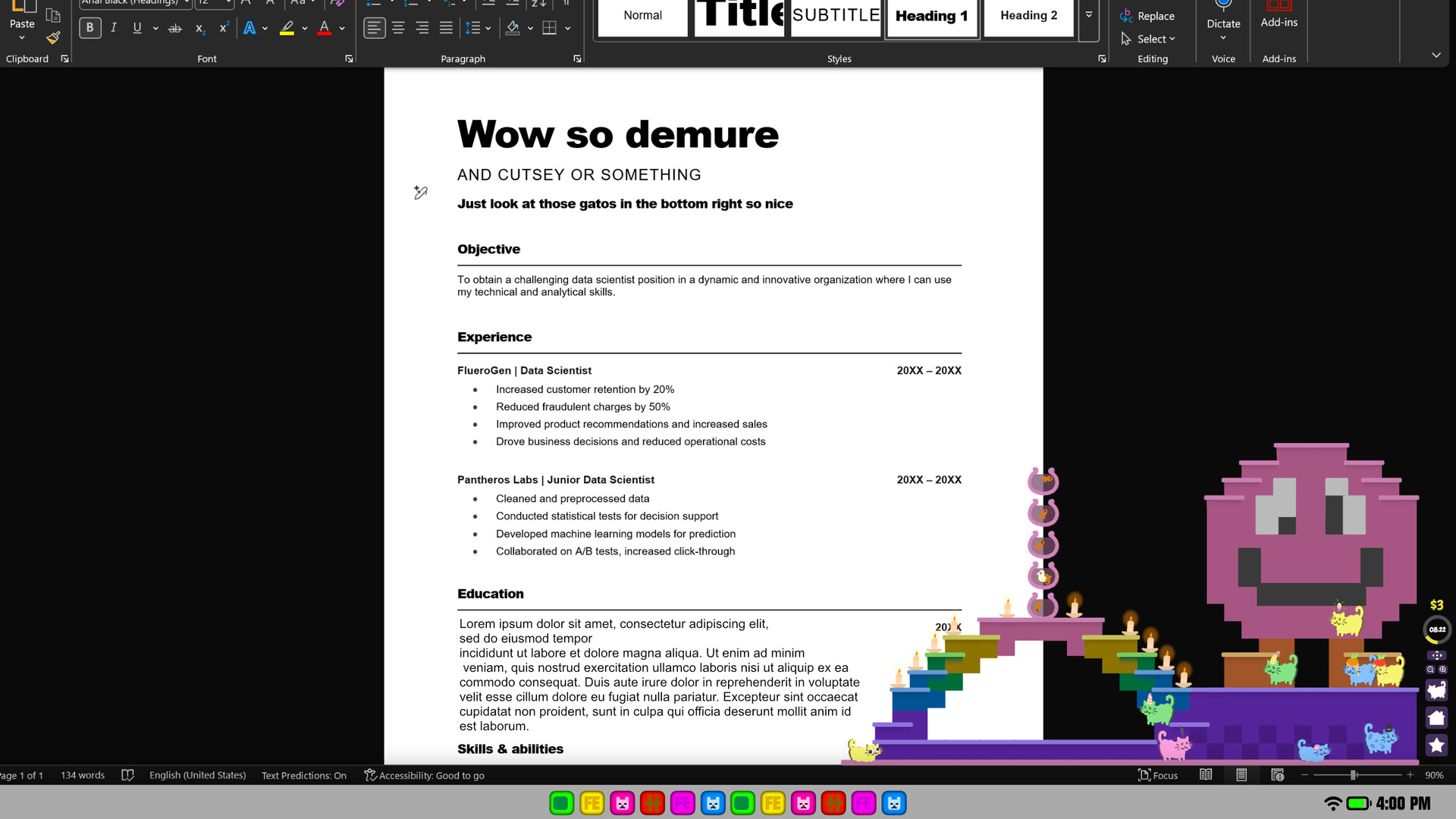 Purrductivity screenshot 4