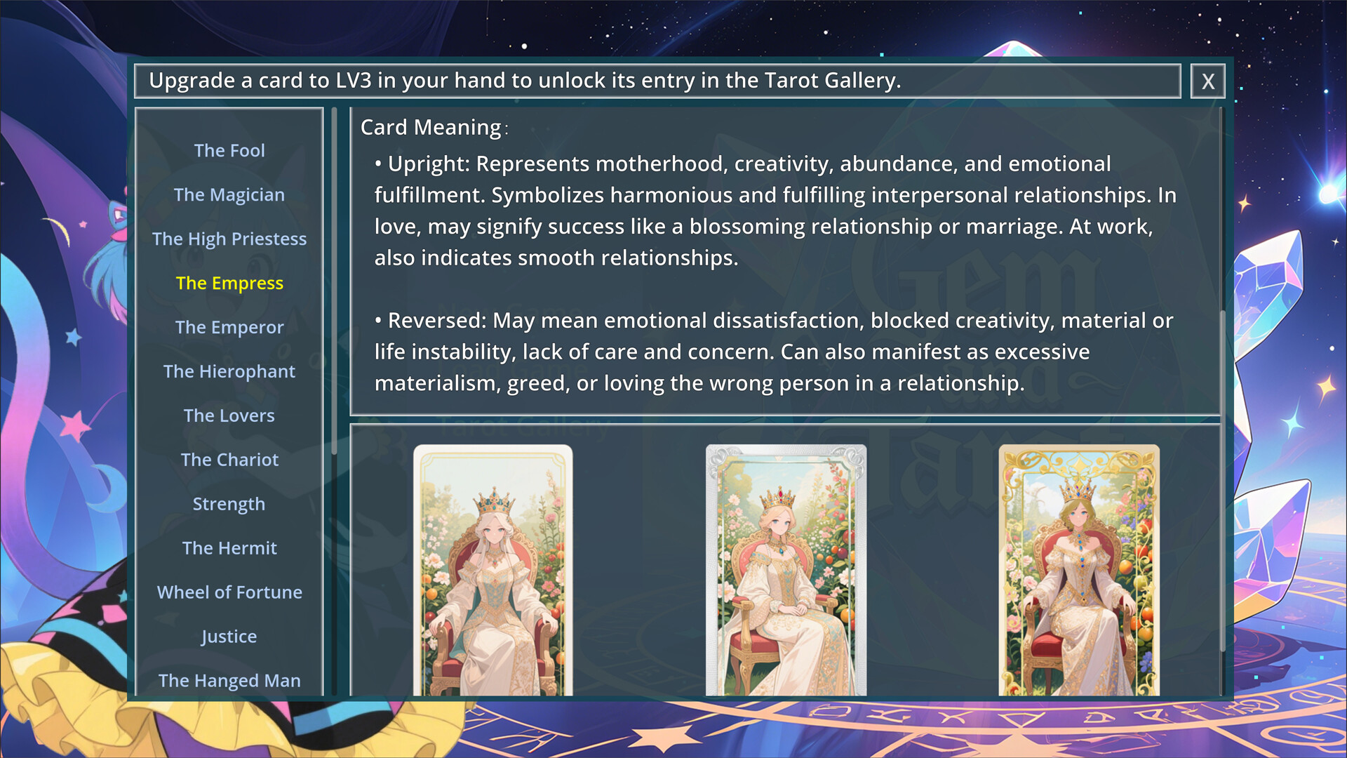 Gem and Tarot screenshot 8