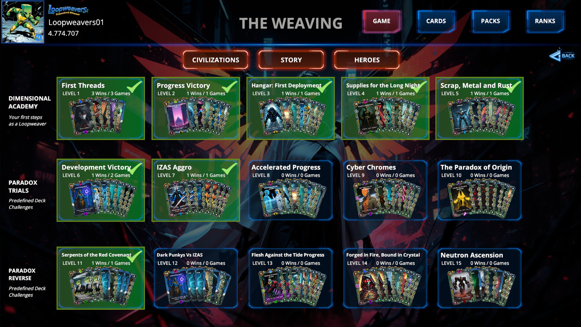 Loopweavers: Dimensional Alliances screenshot 4