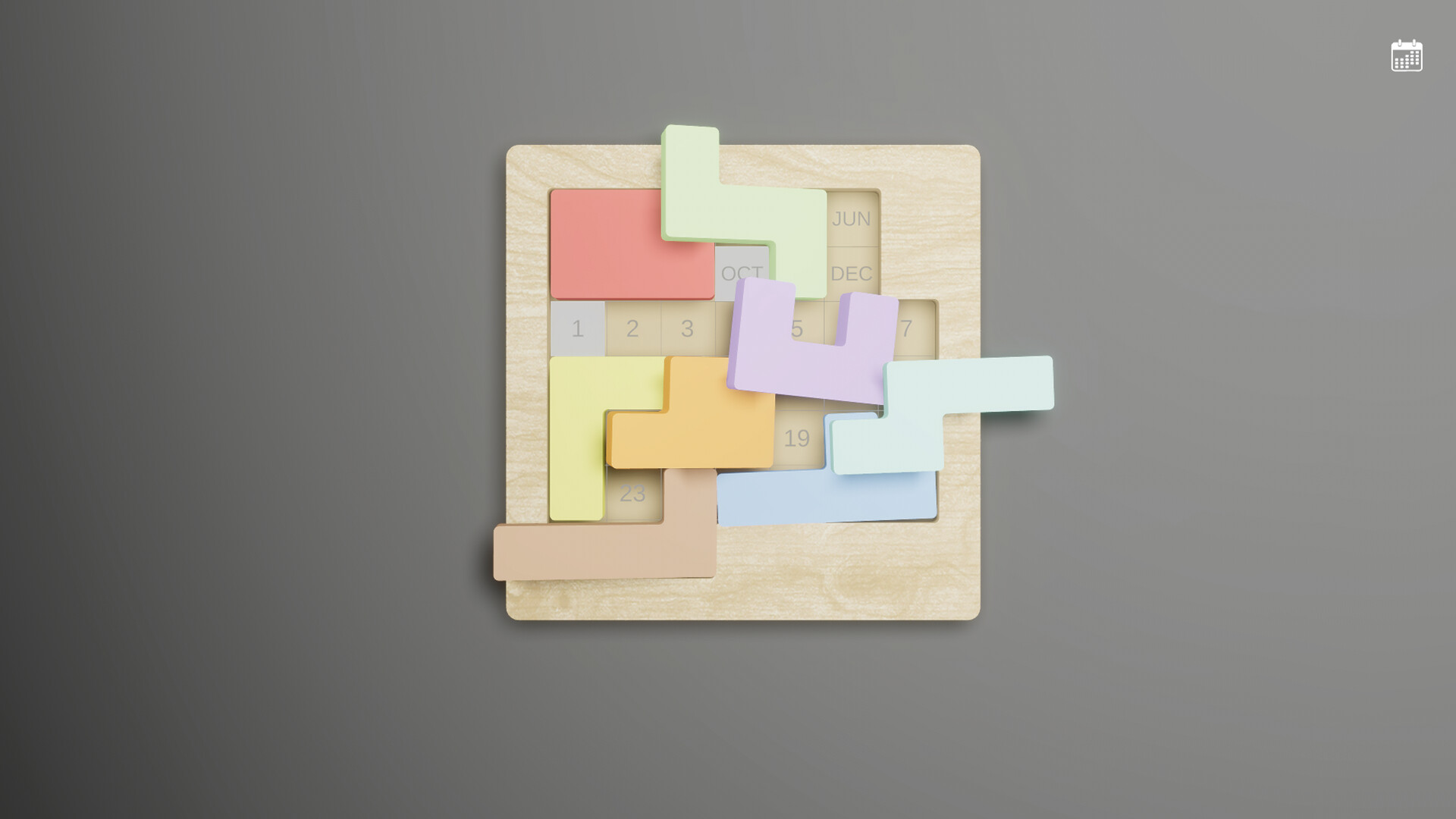 Calendar Puzzle screenshot 4