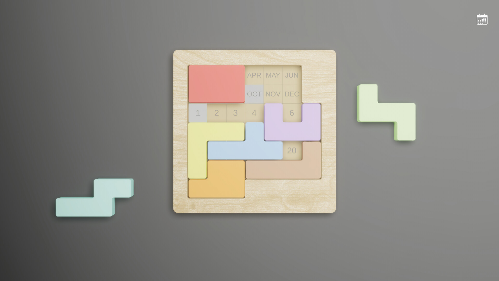 Calendar Puzzle screenshot 3