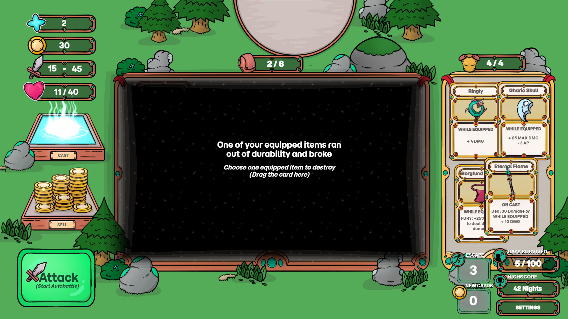 Runewood: Hundred Nights screenshot 4