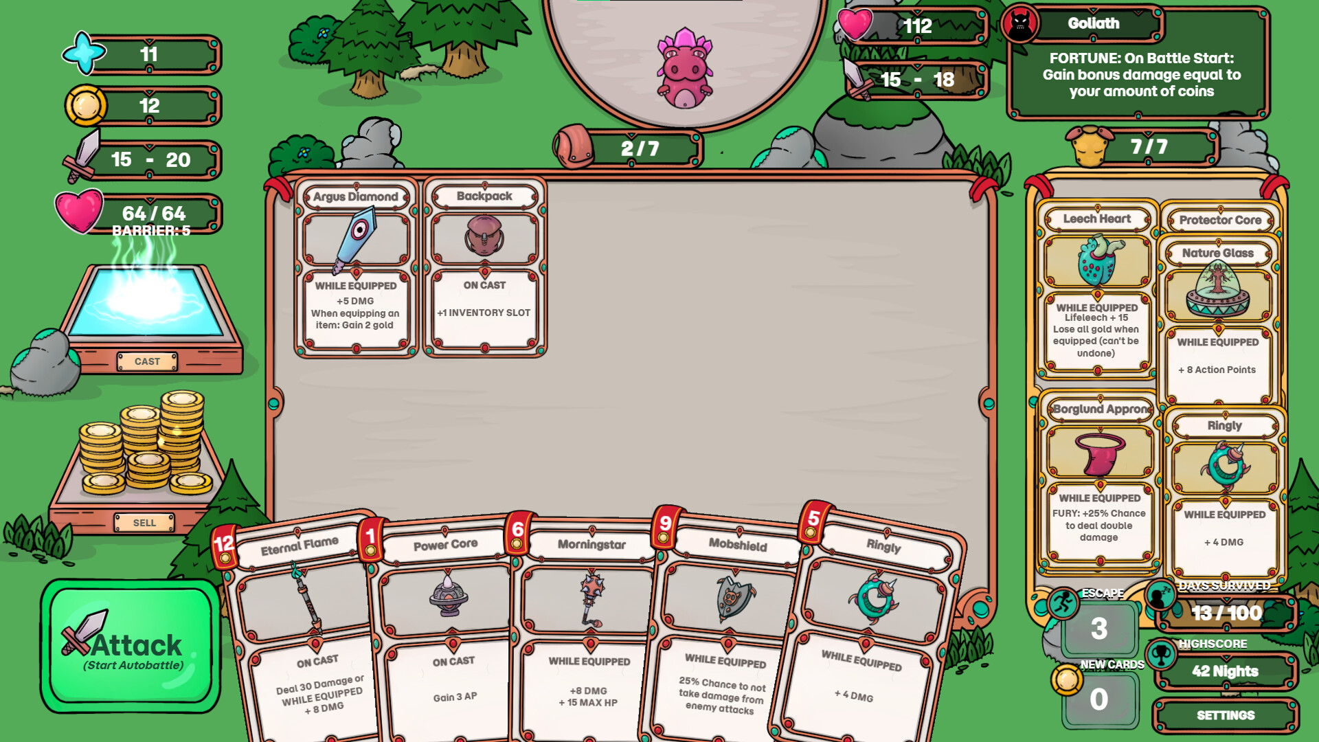 Runewood: Hundred Nights screenshot 3